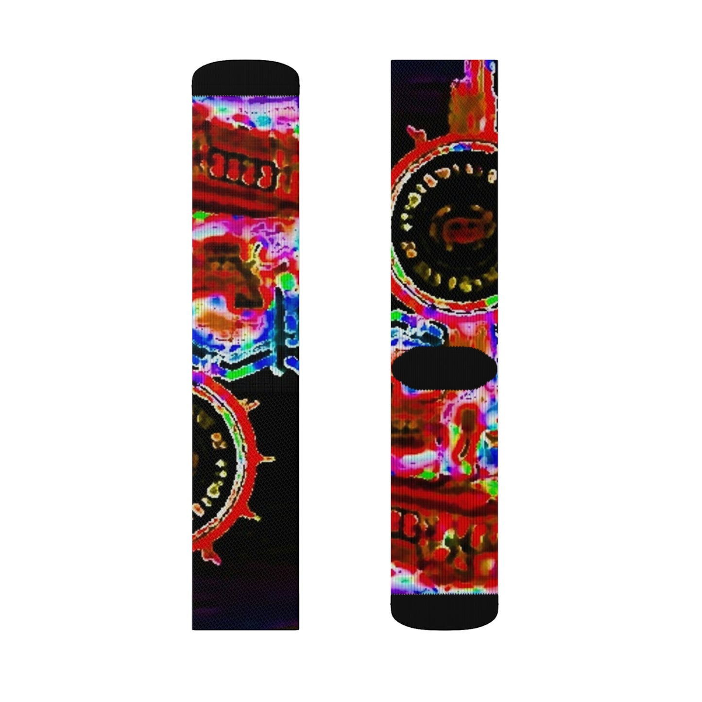 Sublimation Socks ... "No.9 Fishermen's Grotto - Fishermen's Wharf, SF, California" ... Family Archives: 1970's ... Original Works ...