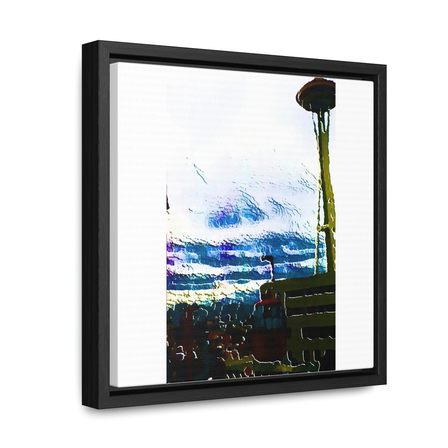 Gallery Canvas Wraps, Square Frame ... Air Tram-Way Gondola & Seattle Space Needle: Seattle World's Fair: 1962 ... Original Works ...