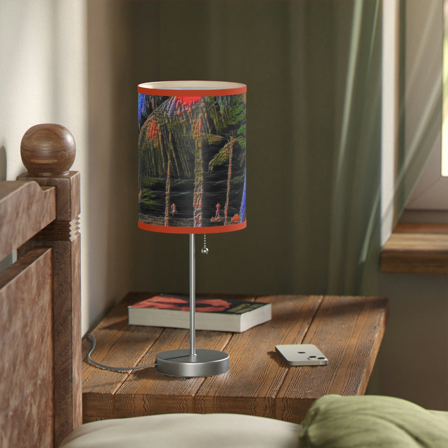 Lamp on a Stand, US|CA plug ... "The Royal Hawai'ian: Waikiki Beach_Beach" ... Honolulu, HI ... Ocotber 2014 (Halloween) ... Original Works ...