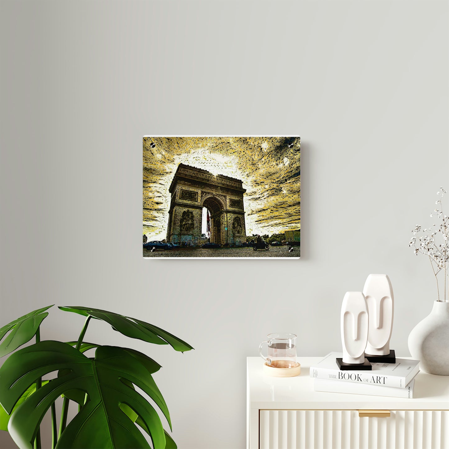 Acrylic Wall Art Panels ...  L'Arc de Triomphe ... 'Barbara Joan Bonnell-Holt Photo' ... Circa 1972 ... Oringinal Works ...