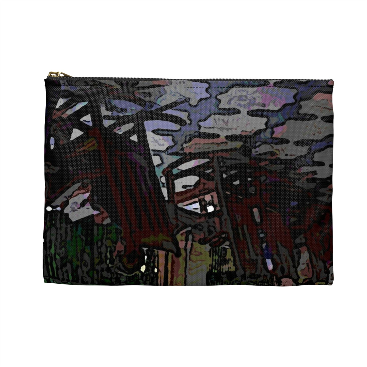 Accessory Pouch ...  Lanai & Rocking Chairs At: 'The Pink Palace' ... The Royal Hawai'ian ... Honolulu, HI ... '27Oct2014' ... Original Works ...