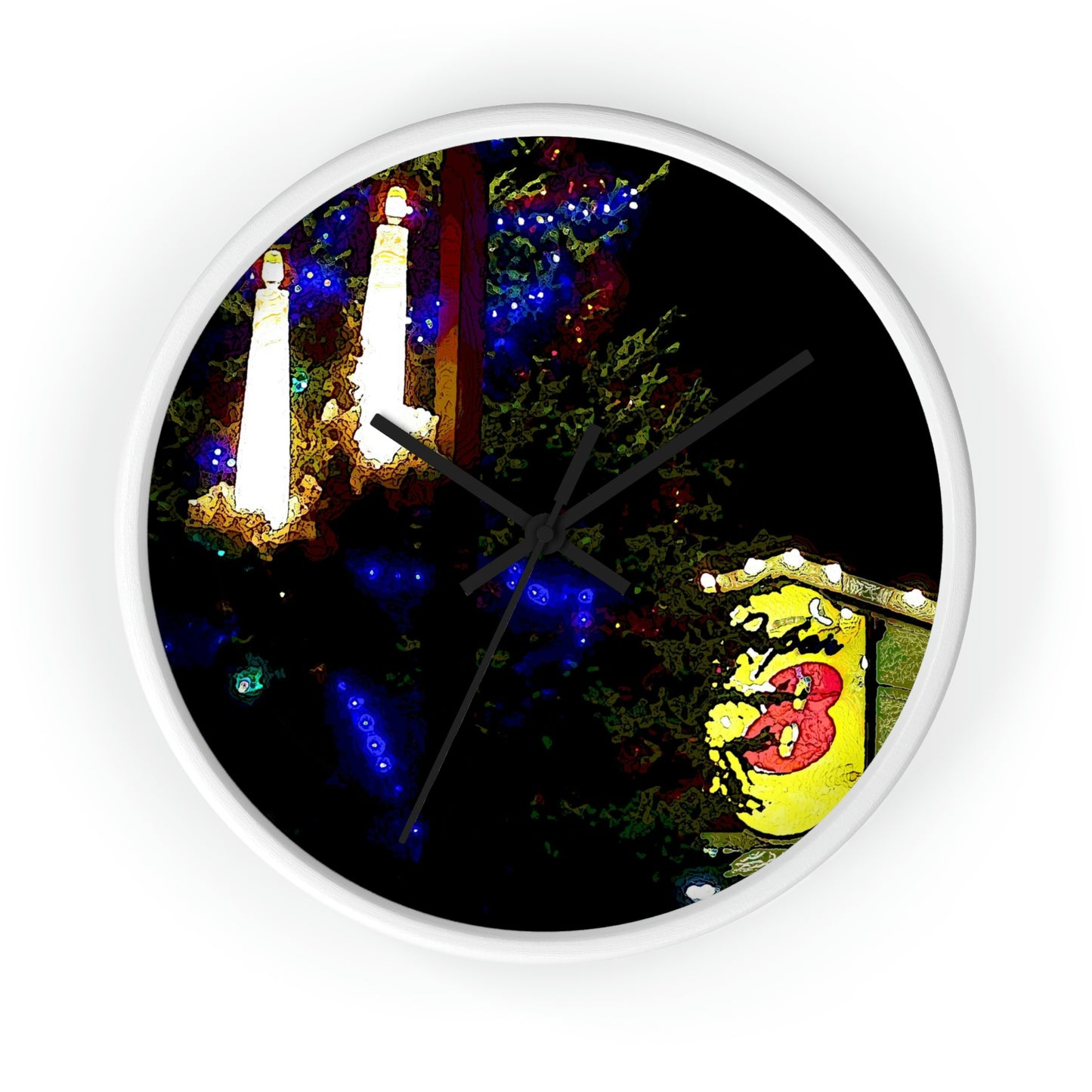 Wall clock ... A Very Nice Super-8 'On The Praire' ... Grangeville, Idaho ... Jan23 ... Original Works ...