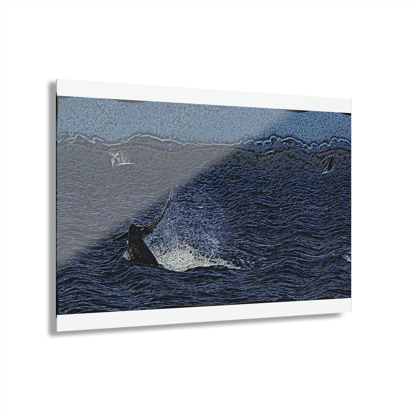 Acrylic Prints (French Cleat Hanging) ... "A Trio Of Humpback Joy" ...  Maui, HI ... April Fools Day ... 1Apr23 ... Original Works - Family Archives ...