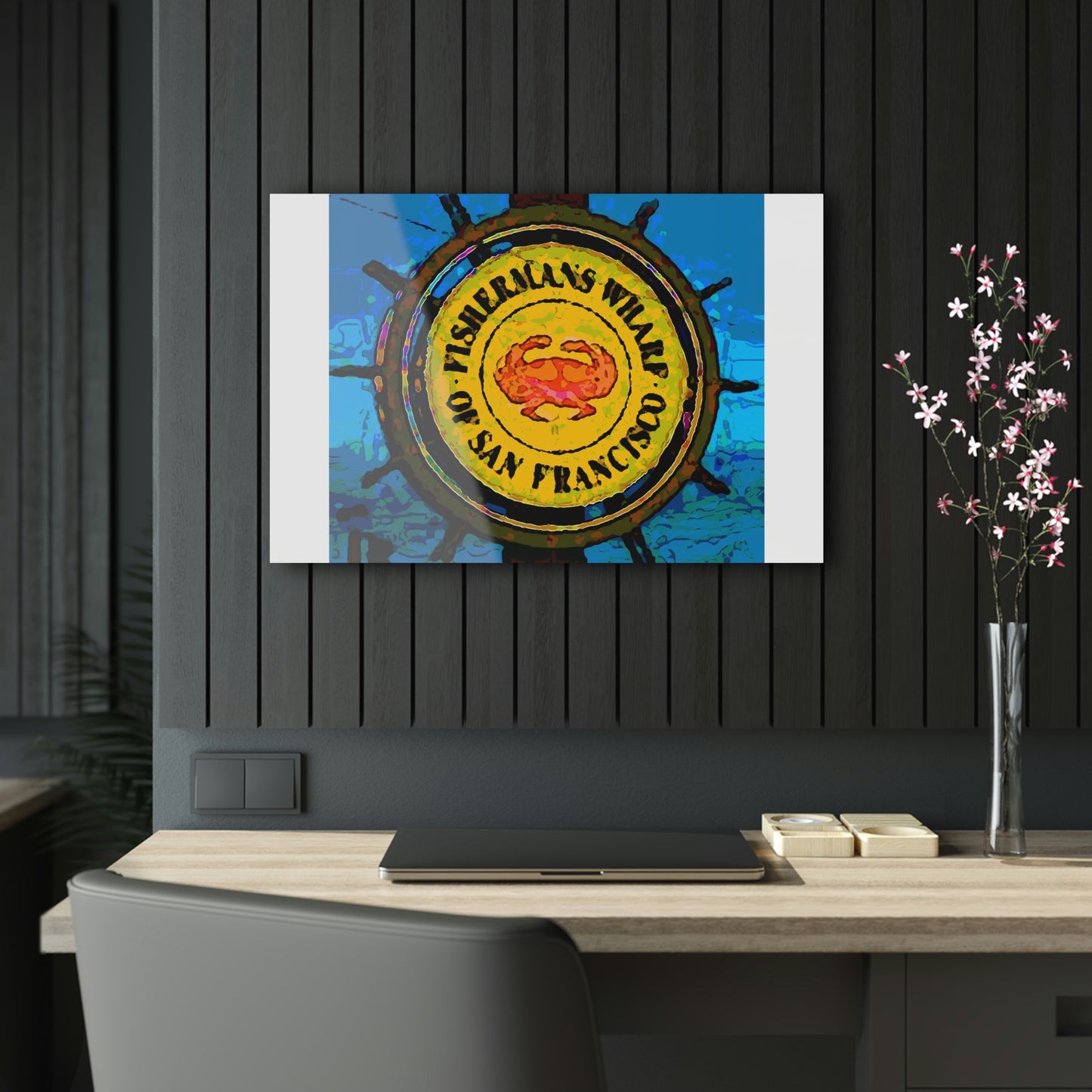 Acrylic Prints ...  "No.9 Fishermen's Grotto - Fishermen's Wharf, SF, California" ... Family Archives: 1970's ... Original Works ...