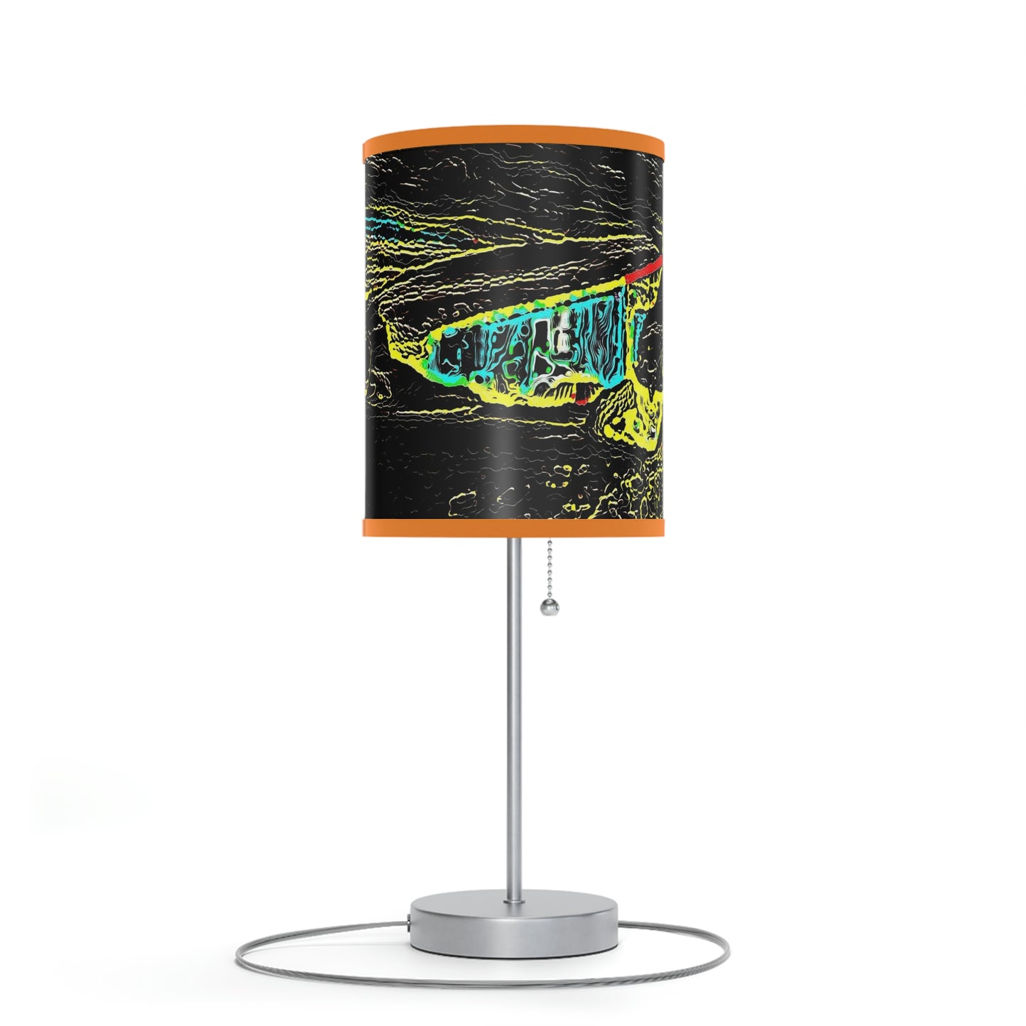 Lamp on a Stand, US|CA plug ... "Snow Vehicle In Snow Storm At-Rest" ... Circa 12Mar23 ... Central Idaho ... 18-Hours Rendering Time: Original Works ...
