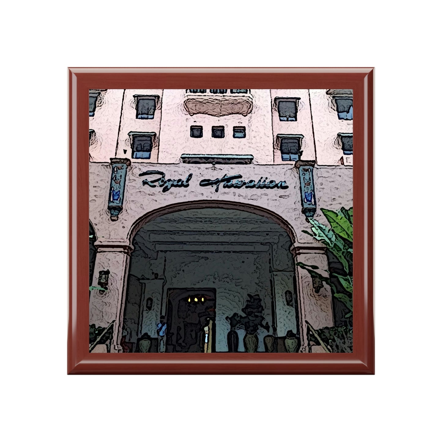 Jewelry Box ...  "La Grande Entree" At: 'The Pink Palace' ... The Royal Hawai'ian ... Honolulu, HI ... '27Oct2014' ... Original Works ...