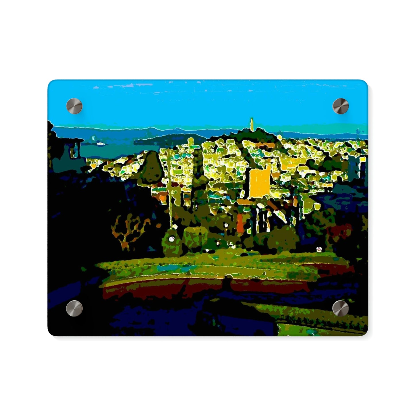 Acrylic Wall Art Panels ... "Lombard Street San Francisco, CA, USA" ... Family Archives 1970's ... Original Works ...