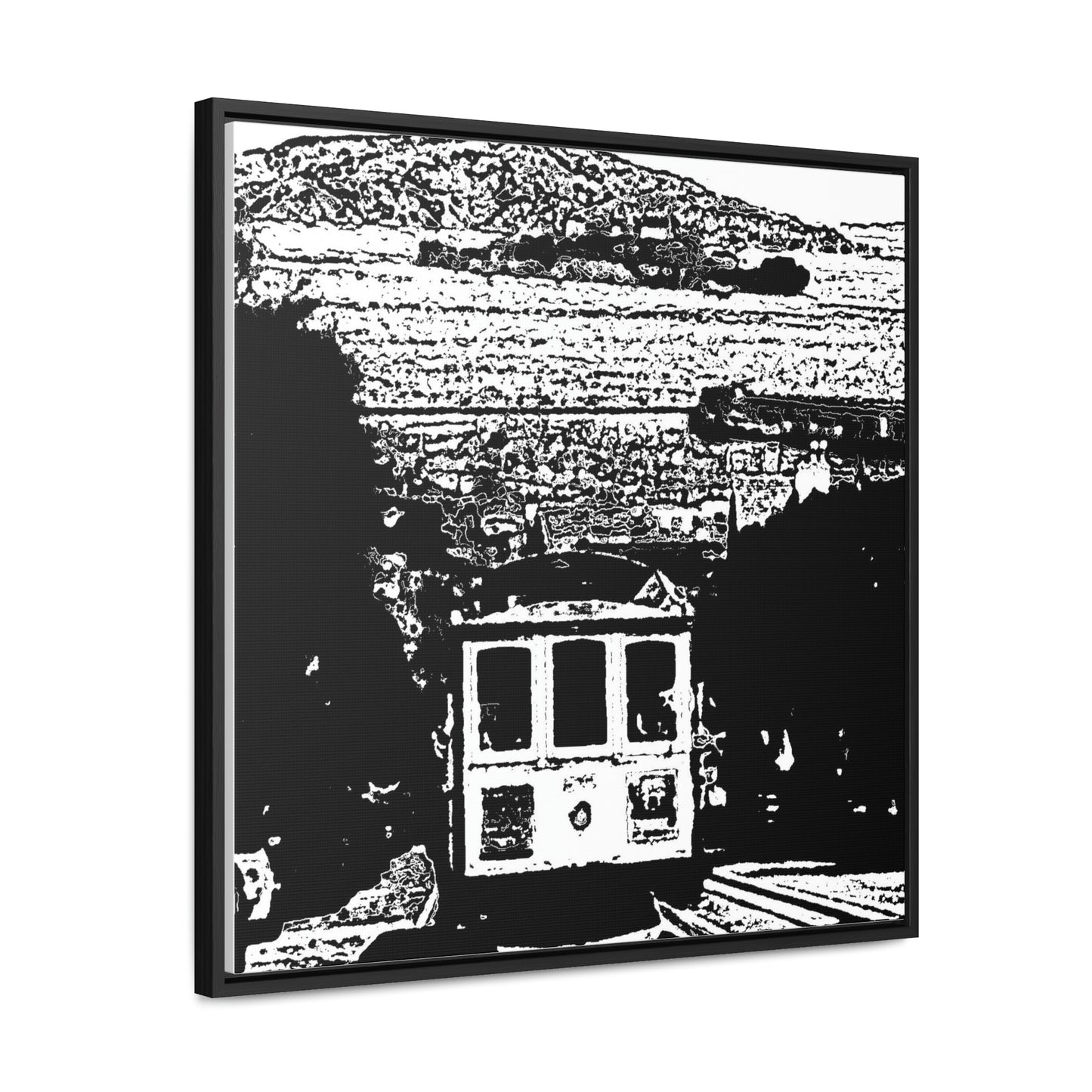 Gallery Canvas Wraps, Square Frame /// San Francisco ... 'A Rice-A-Roni-A-San Francisco Treat' ... "A Cable Car Classic" ... Family Archives: 1973 ... Original Works ...
