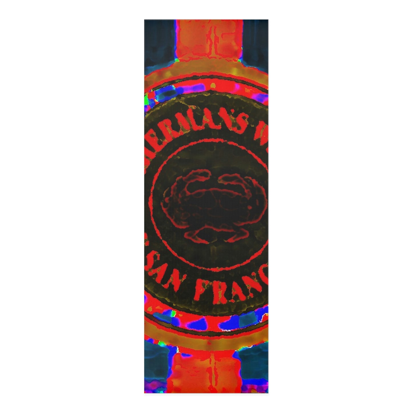 Foam Yoga Mat ...  "No.9 Fishermen's Grotto - Fishermen's Wharf, SF, California" ... Family Archives: 1970's ... Original Works ...