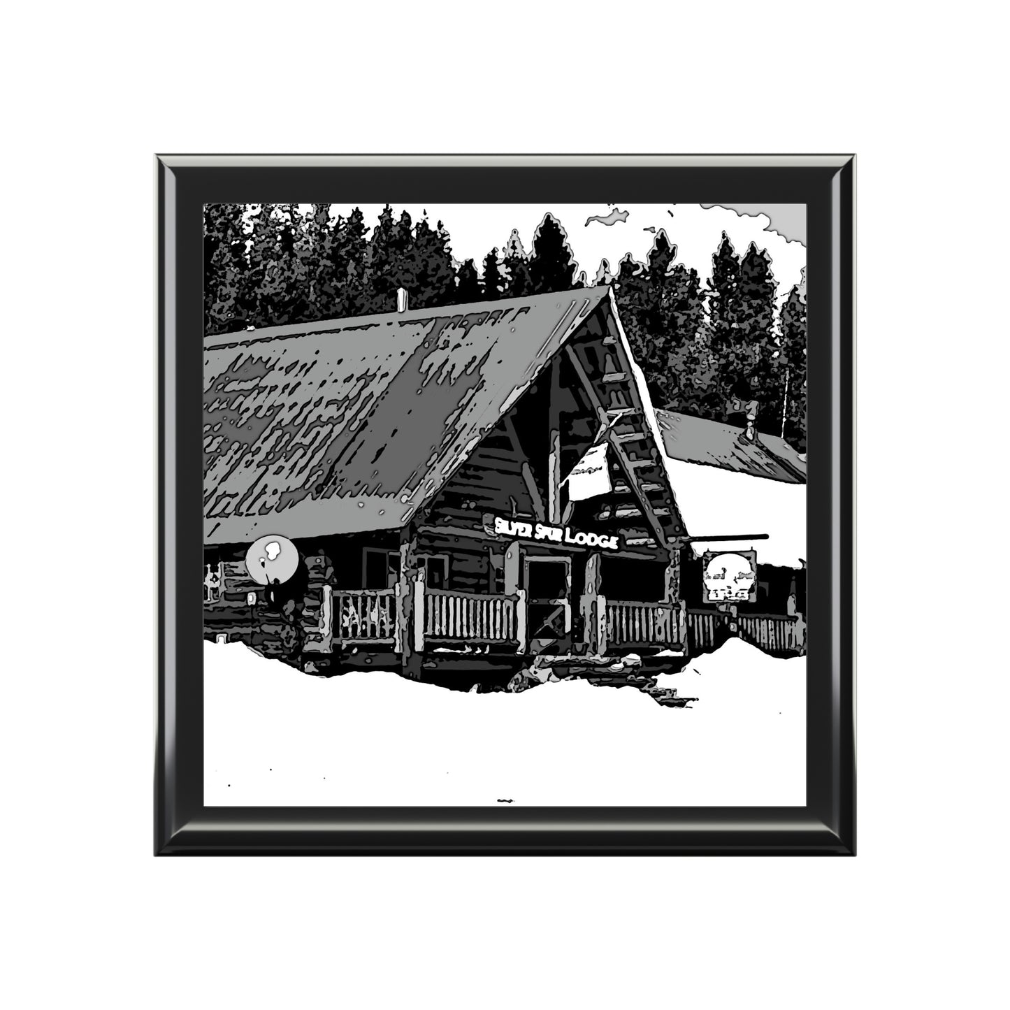 Jewelry Box ... A Beautiful Lodge & Back-Country Outfitter In A Mountain Town ... 'Dixie, Idaho, November 2022' ... Original Works ...