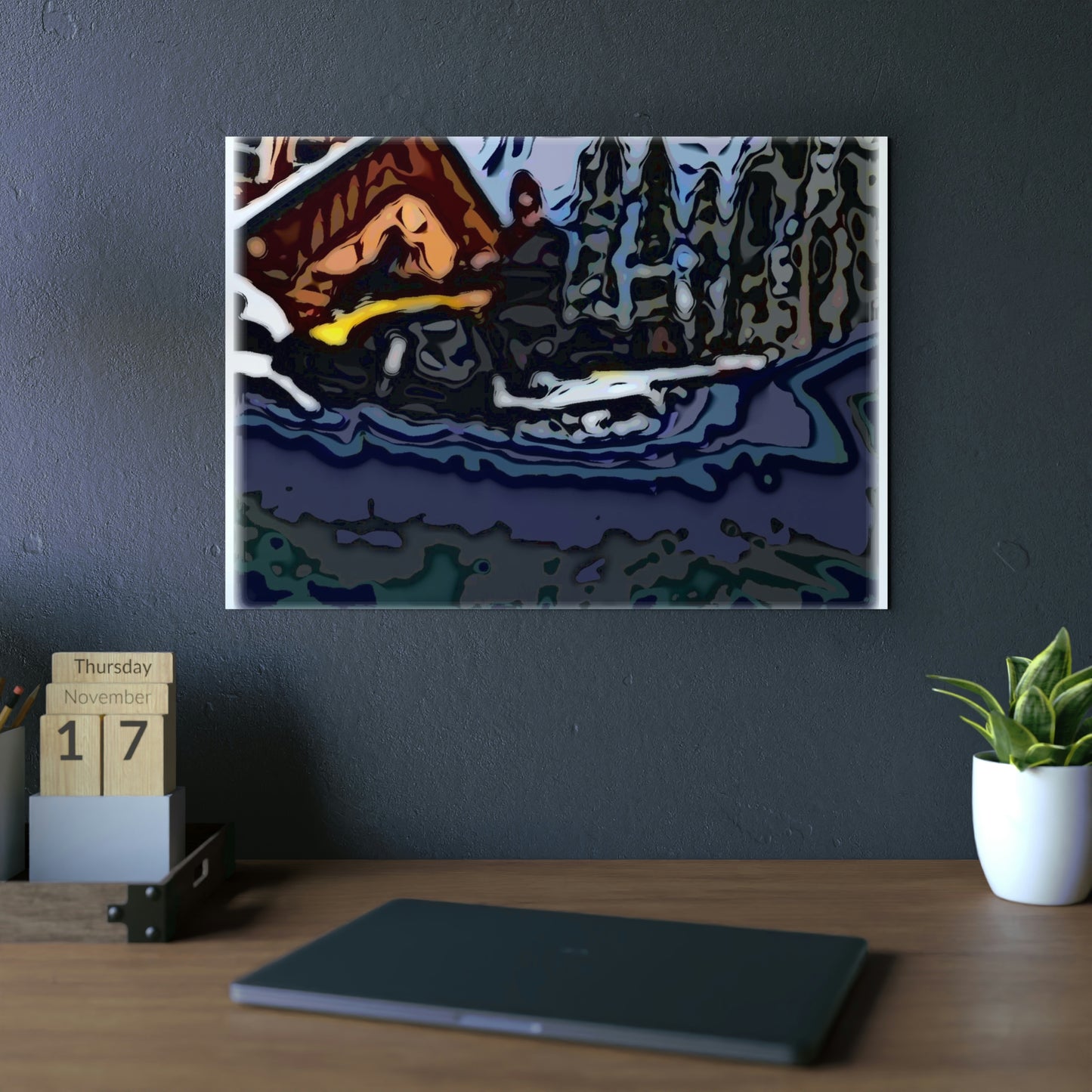 Aluminum Composite Panels ... "Oilification Extreme" ... April Fools Day Storm: 3'+ In-Three-Days ... Central Idaho, USA ... Original Works ...