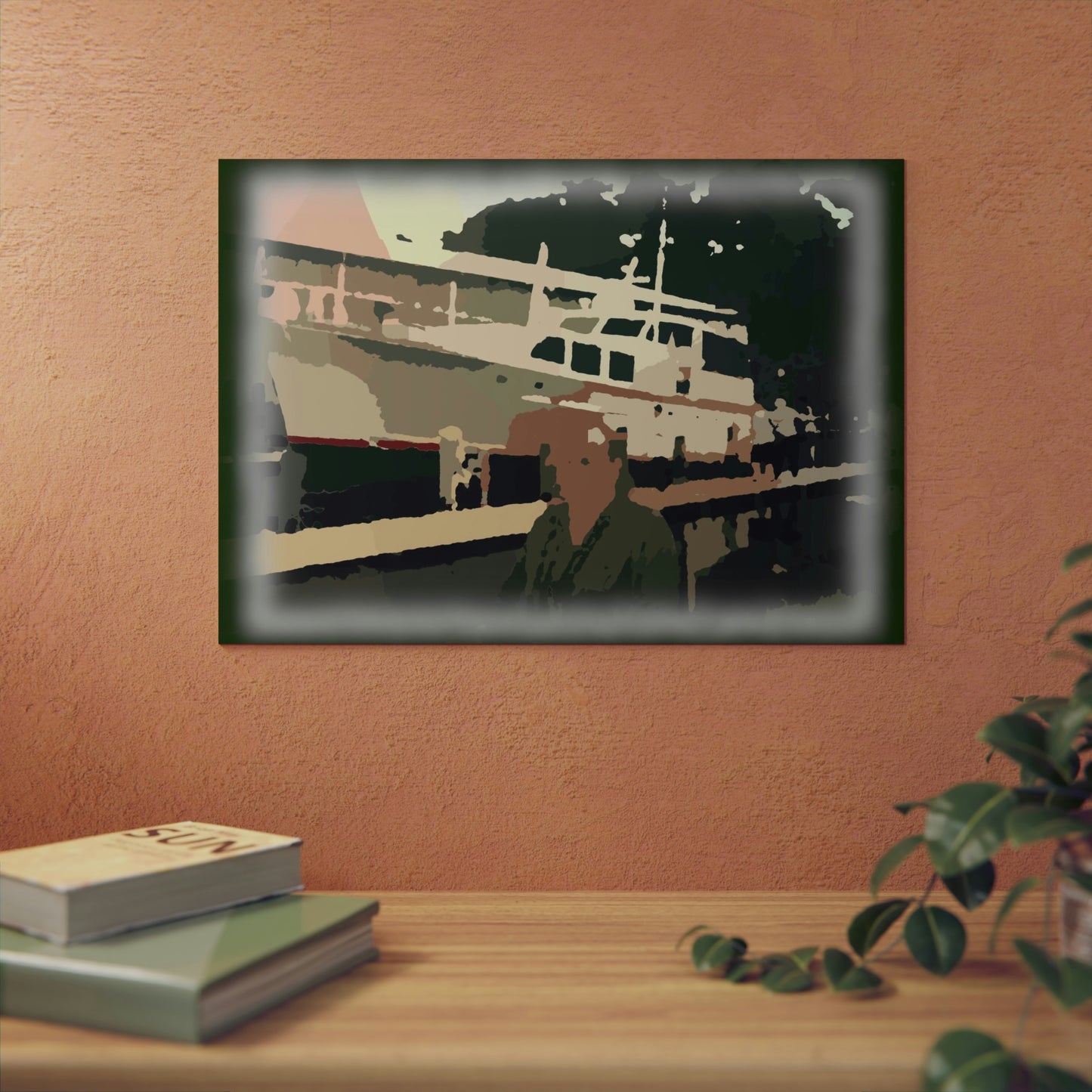 Aluminum Composite Panels ... Classic 1970 Trumpy Wooden Yacht 'On-The-Rails' " ... Circa Autumn 2017 ... Great Bridge, Virginia ... AYB ...