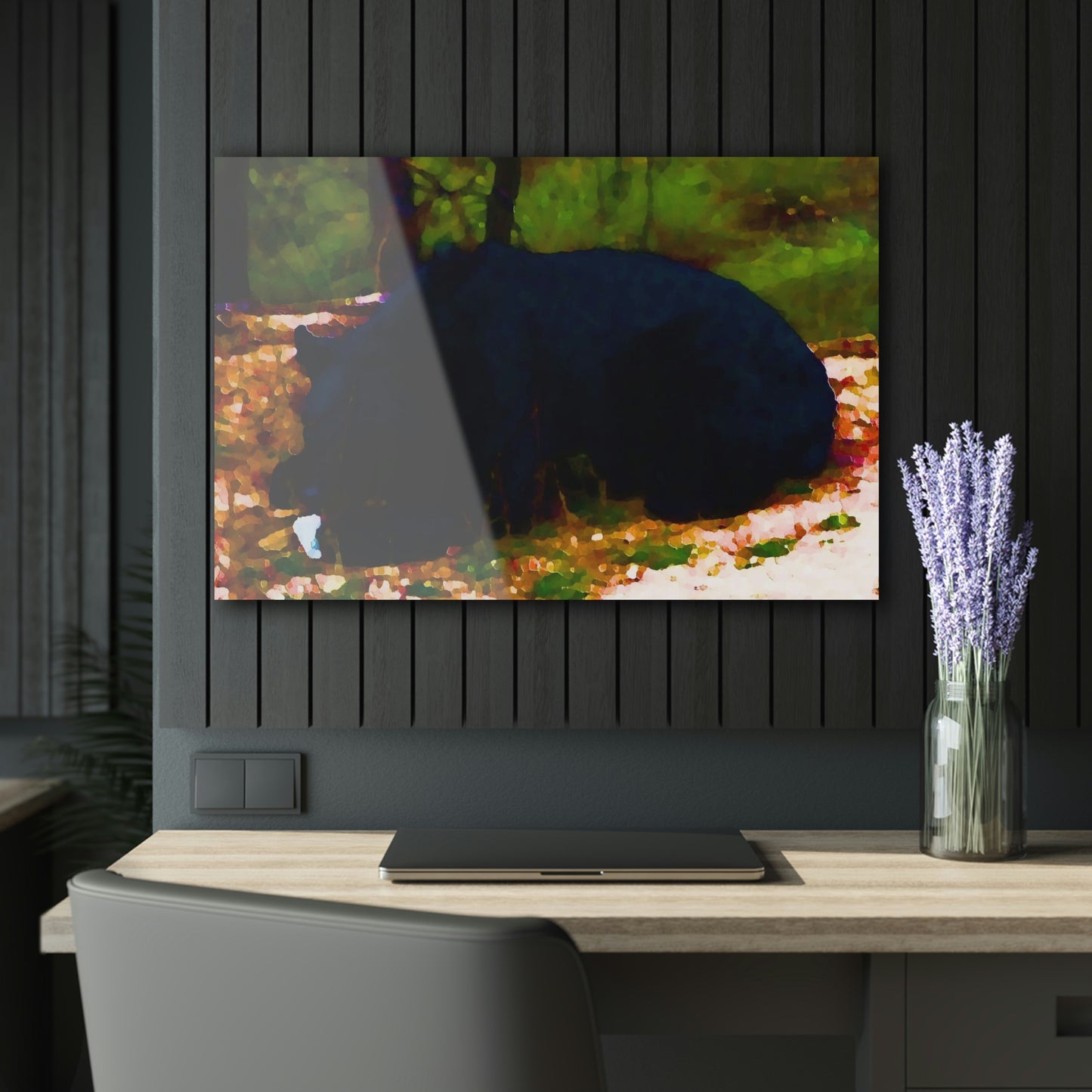 Acrylic Prints (French Cleat Hanging) ... RCY: "Rhett Creek Yogi ... '500 Lbs Of Autumn Season Hunger' ..."  ... September 2022 ... Central Idaho ... Original Works ...