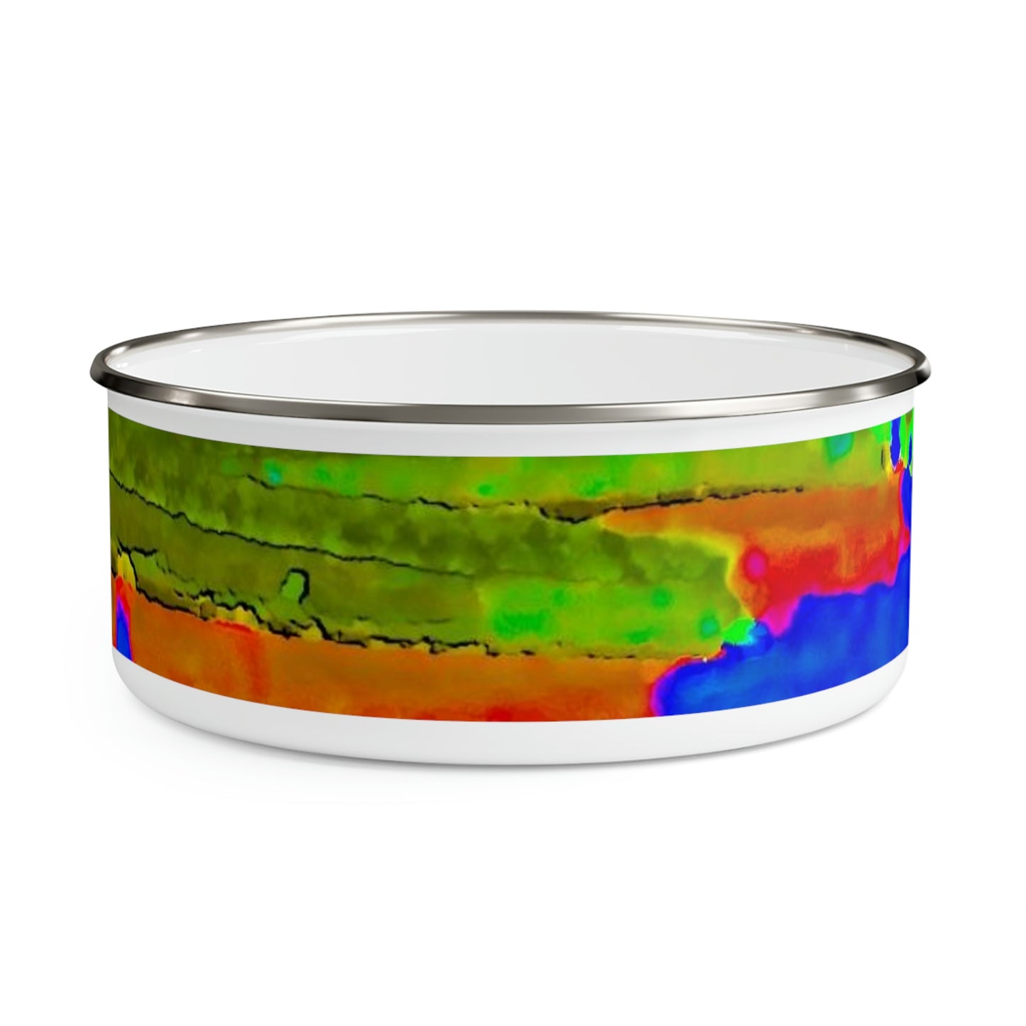 Enamel Bowl ..."Lombard Street San Francisco, CA, USA" ... Family Archives 1970's ... Original Works ...