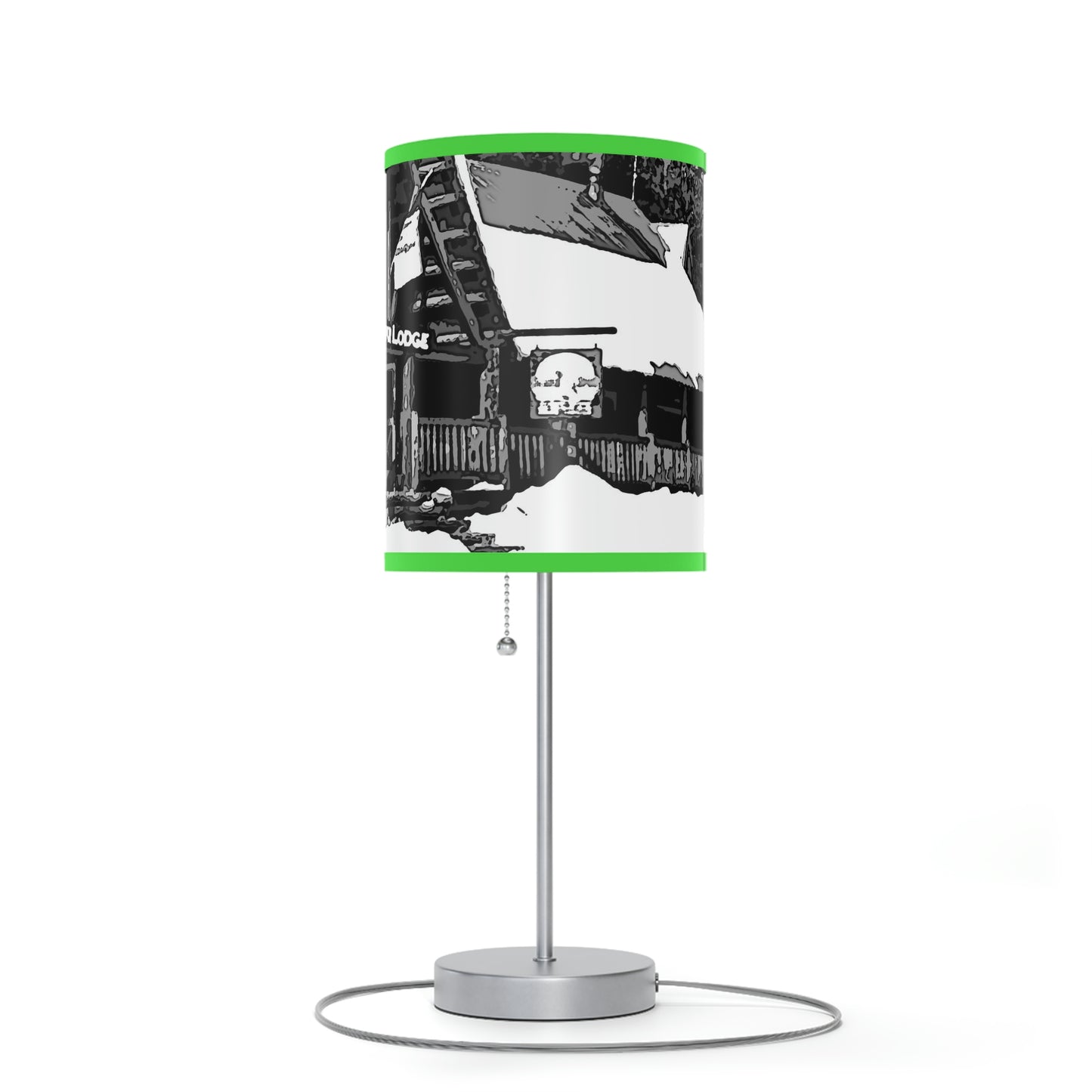 Lamp on a Stand, US|CA plug ... A Beautiful Lodge & Back-Country Outfitter In A Mountain Town ... 'Dixie, Idaho, November 2022' ... Original Works ...