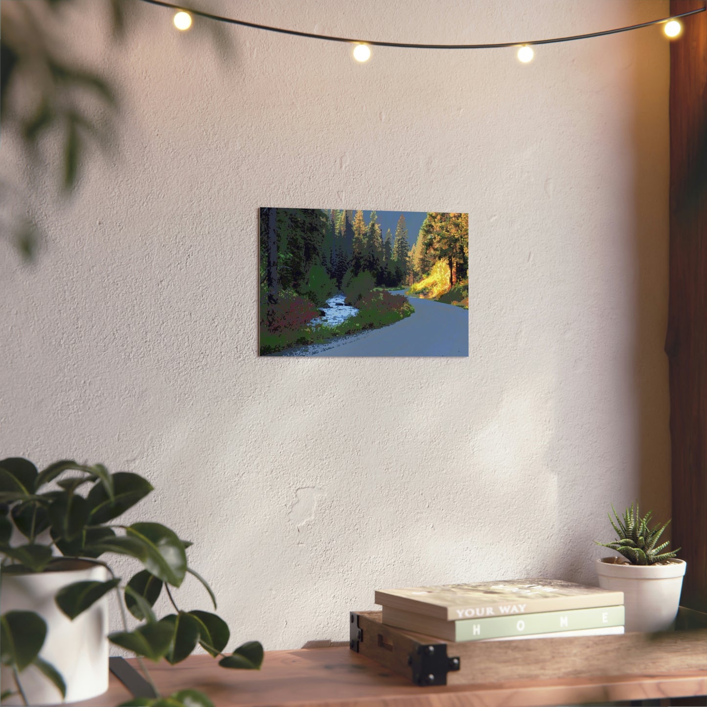 Aluminum Composite Panels ... A Mountain River ... A Mountain Road ... "Parallels That Follow Their Mutual Journeys ..." ... Red River, Idaho ... Autumn 2022 ... Original Works ...