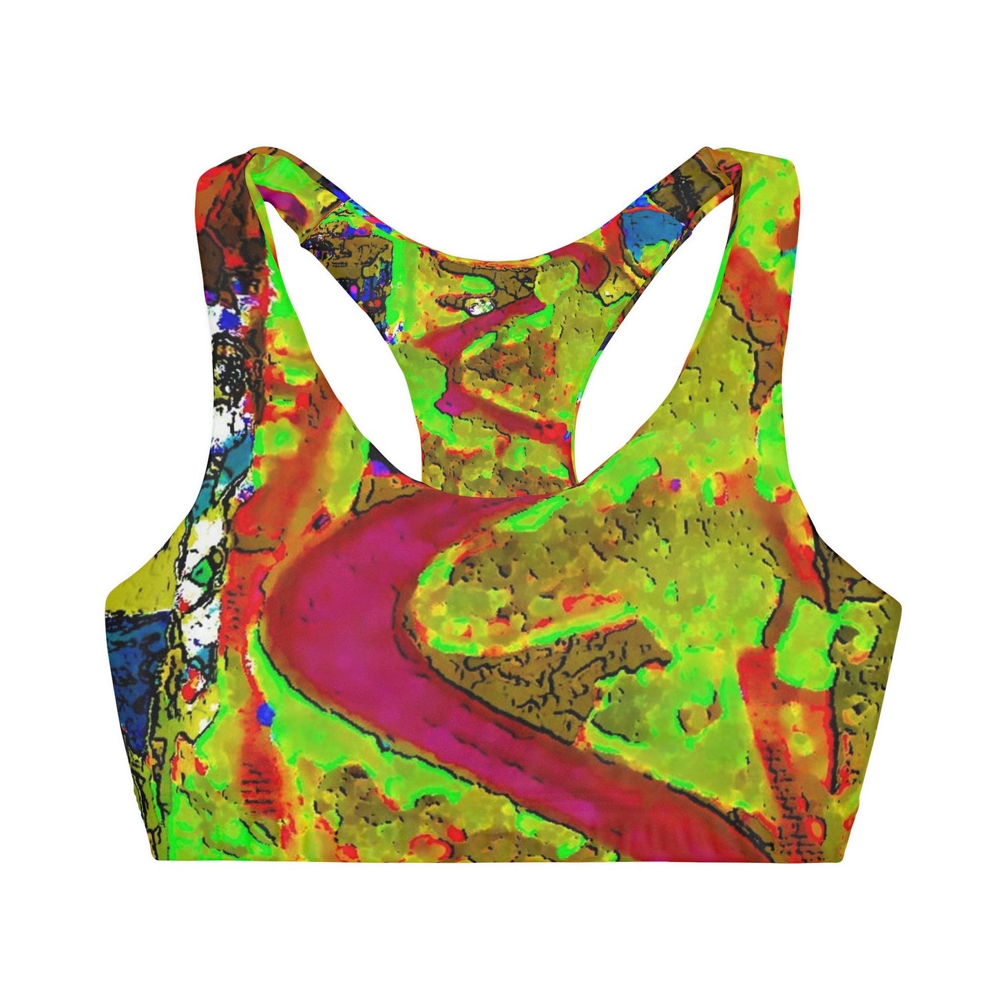 Girls' Double Lined Seamless Sports Bra ... A Crazy Street ... 'Eight Winding Curve-Switchbacks' ... "Lombard Street, San Francisco, CA' ... Family Archives: 1970's ... Original Works ...