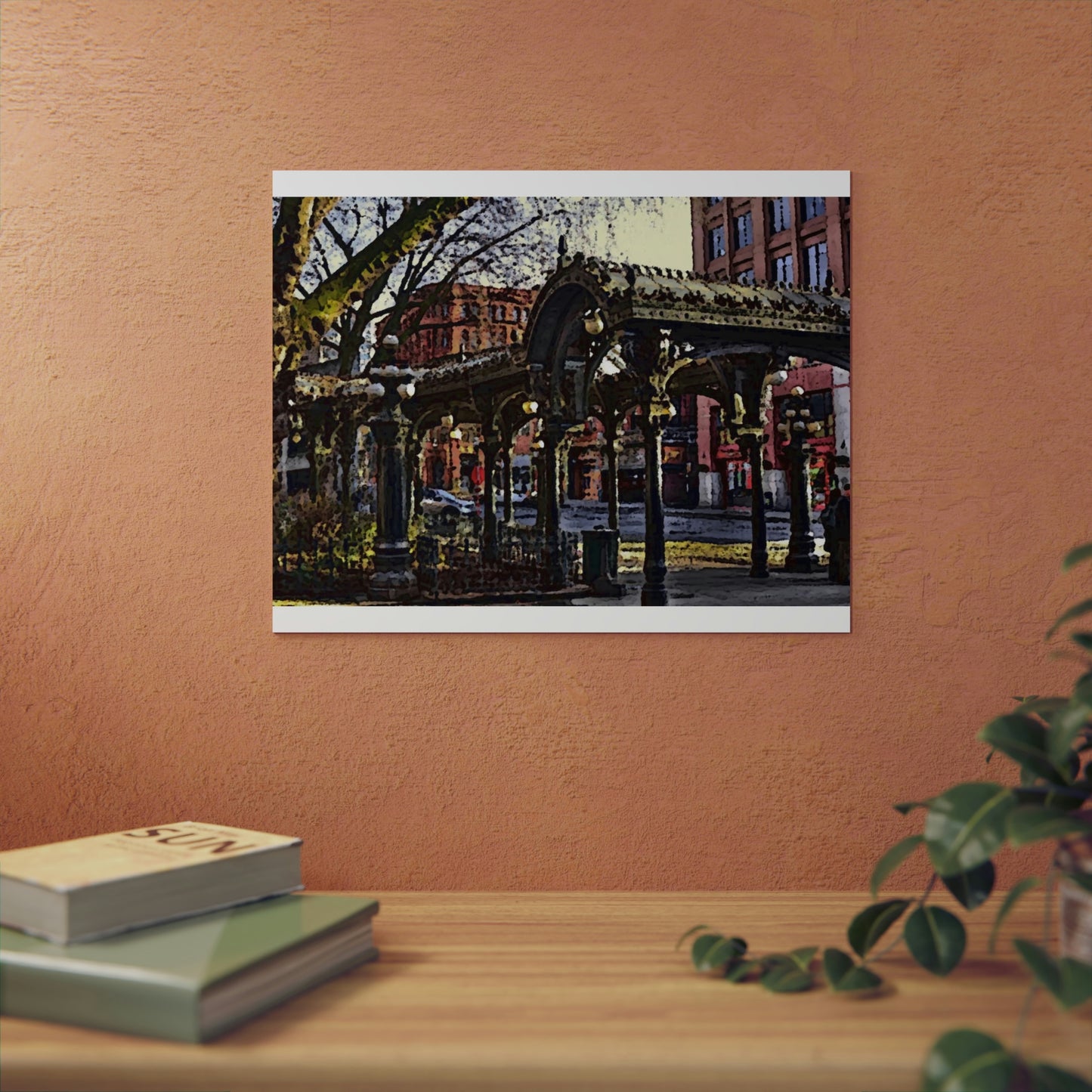 Aluminum Composite Panels ... Pioneer Square, Seattle, Washington: Gazebo, ..."Waiting For The Bus" ... Family Archives ... 2010 ... Original Works ...