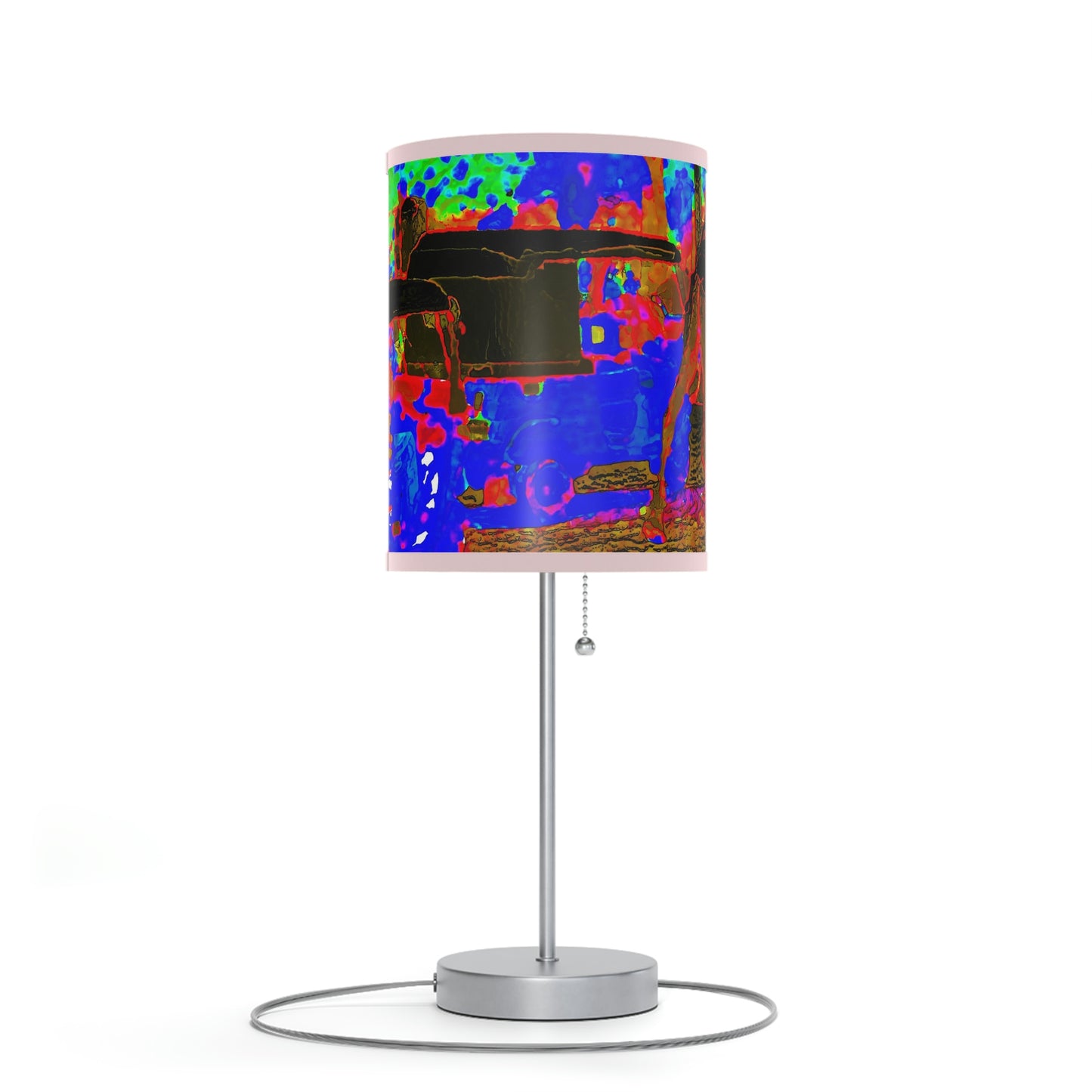 Lamp on a Stand, US|CA plug ... "Truckin'-Up-To-Buffalo ... 'Oops - Wrong Country' ... Truckin'-Up-To-New Delll -'E' ... " ... (Delhi, India) ... 5July2007. Original Works ...
