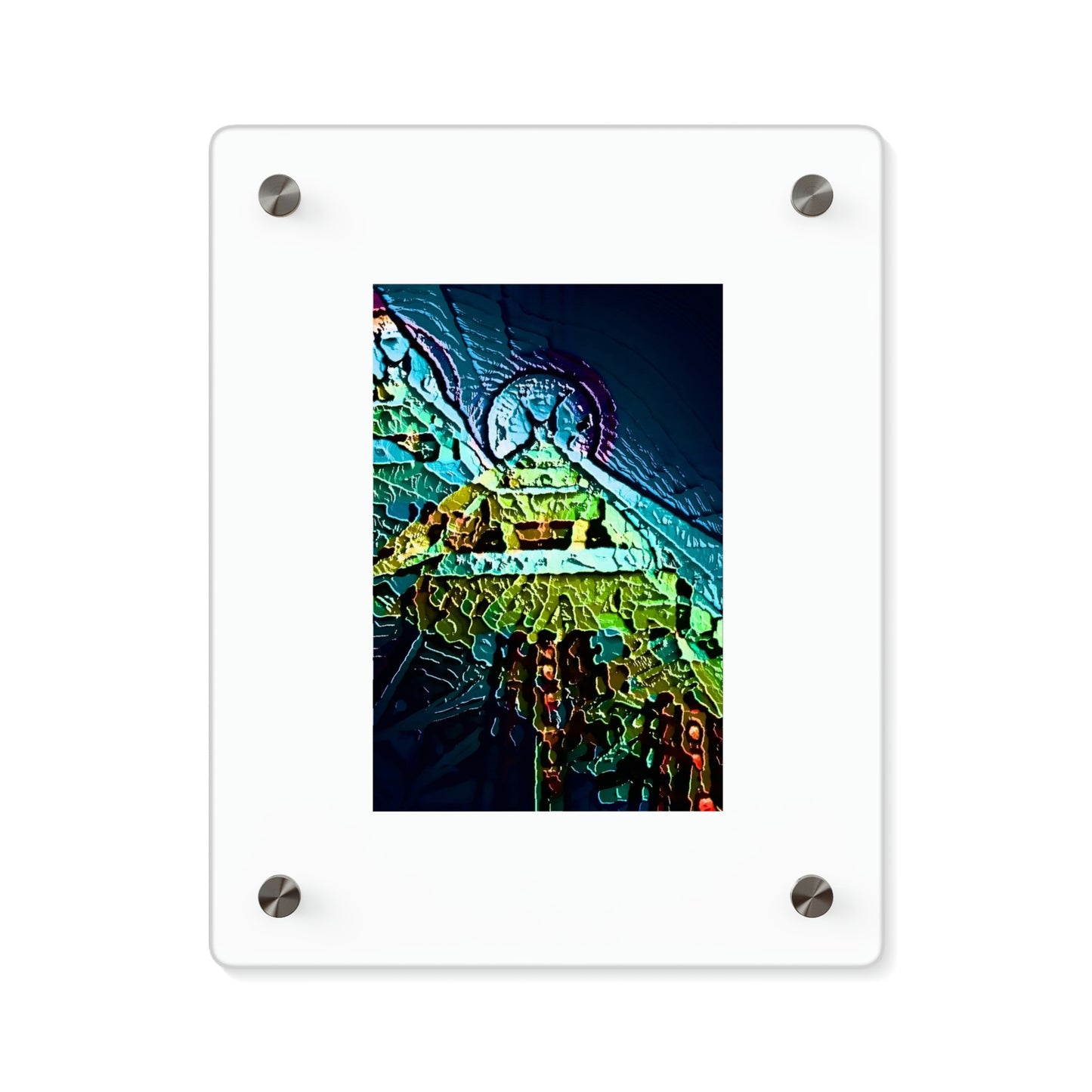 Acrylic Wall Art Panels ... "Seattle's World Fair" ... Below Space Needle 'Looking Up' ... On A Very Rainy Morning (Father's Family Photo). ... Original ...