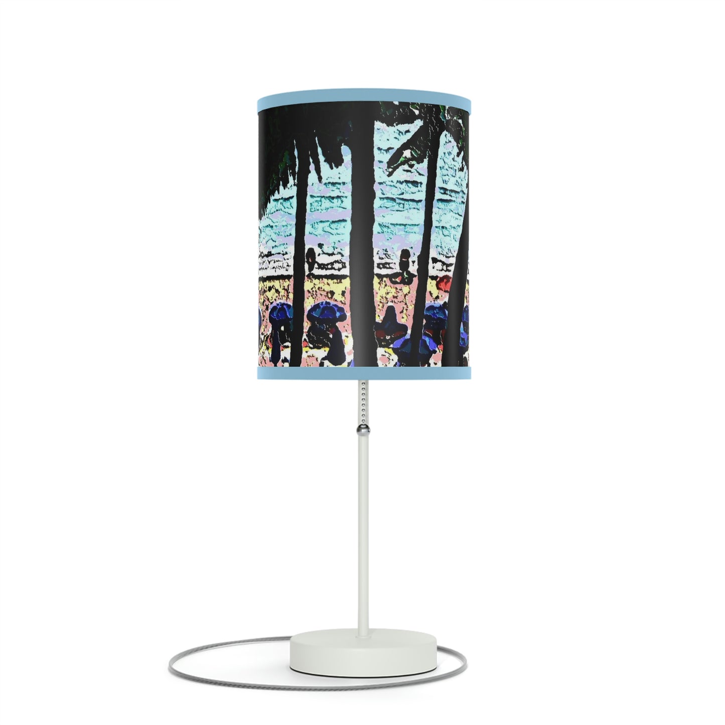 Lamp on a Stand, US|CA plug ... "A Beautiful Beach Amongst The Palms" ... The Outrigger Waikiki, Honolulu, Oahu ... Original Works ...