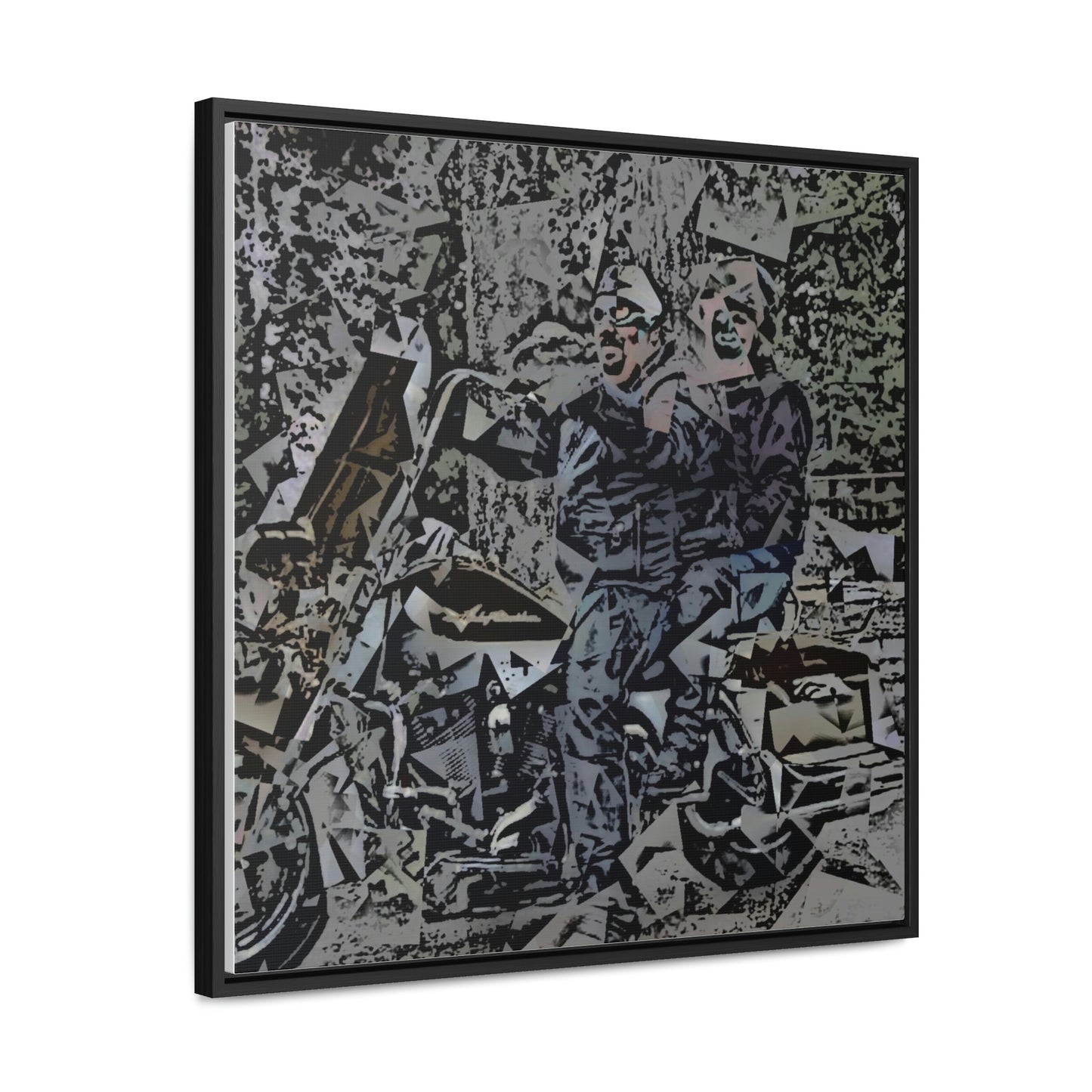 Gallery Canvas Wraps, Square Frame ... The Open Road Beckons ... "Harley 'D' Yearnings ..."  Original Works ...