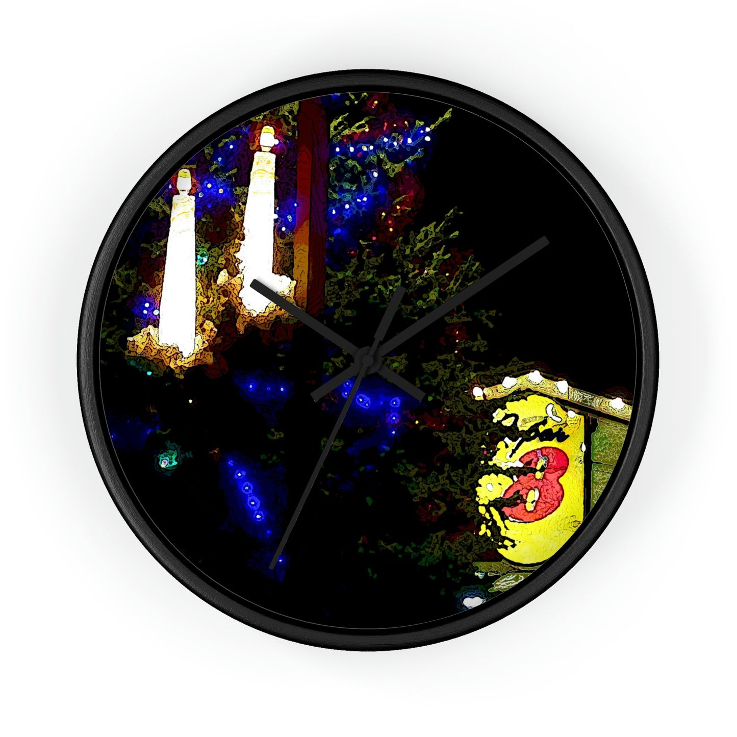 Wall clock ... A Very Nice Super-8 'On The Praire' ... Grangeville, Idaho ... Jan23 ... Original Works ...