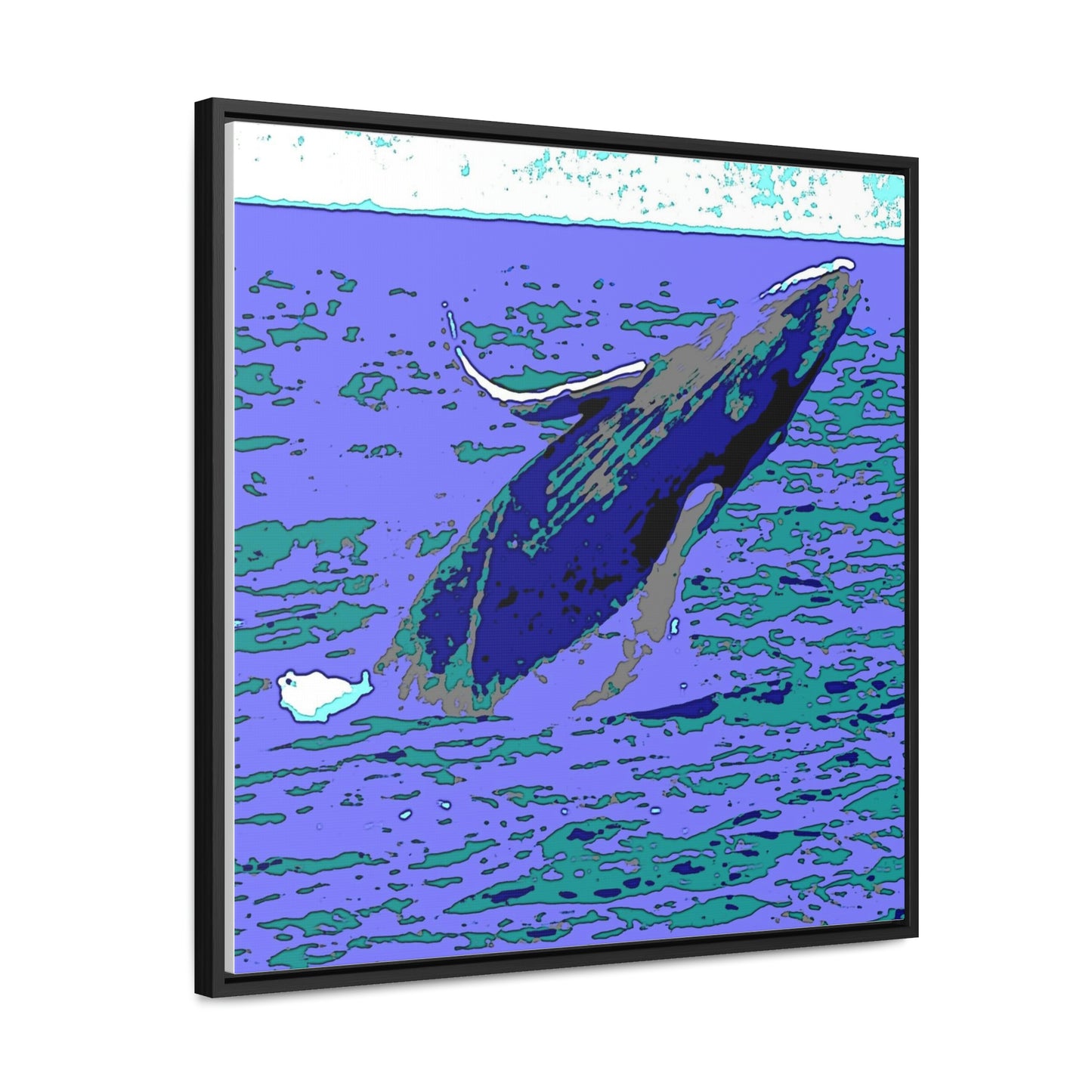 Gallery Canvas Wraps, Square Frame ... Baby Humpback Breaching ... Maui, HI: April 2022 ... "Family Archives: KPH" ... Original Works ...