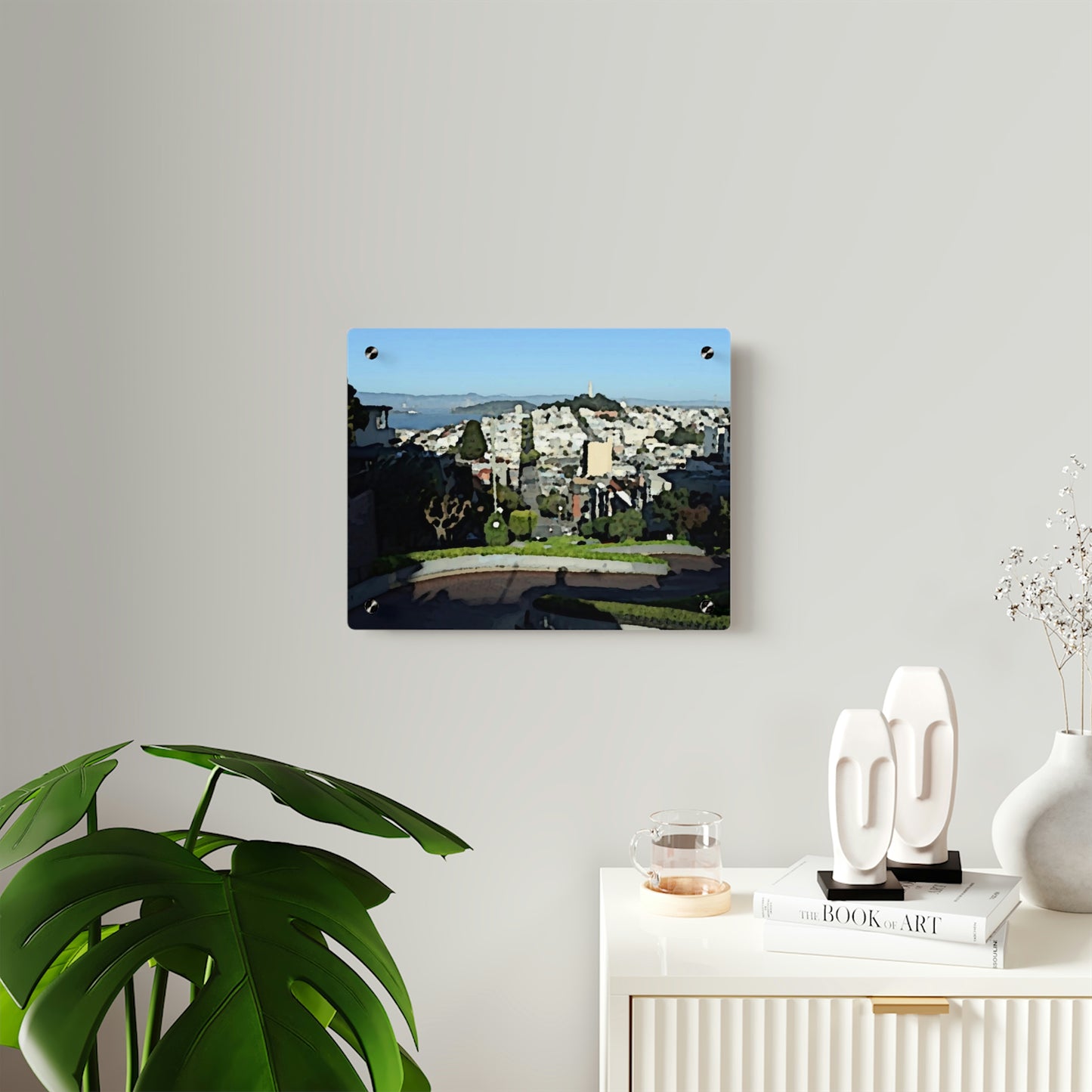 Acrylic Wall Art Panels ... "Lombard Street San Francisco, CA, USA" ... Family Archives 1970's ... Original Works ...