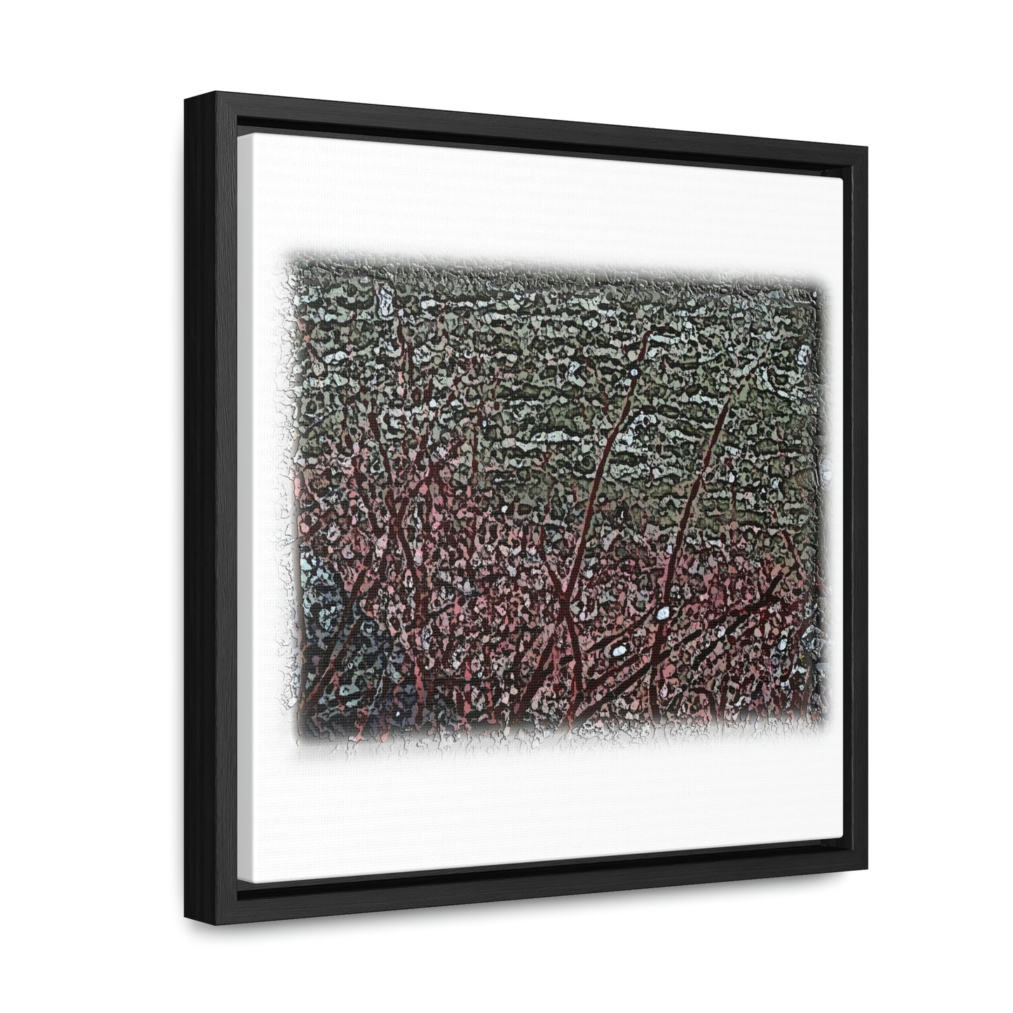 Gallery Canvas Wraps, Square Frame ... "A River Runs Through It" ... Red-Osier-Dogwood (Cornus Stonlifera 'Rubra') .. Original Works ... Central Idaho ...