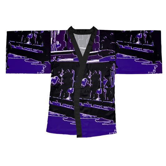 Long Sleeve Kimono Robe ...  'Rice-A-Roni-A-San Francisco Treat' ... "A Cable Car Classic" ... Family Archives: 1973 ... Original Works ...