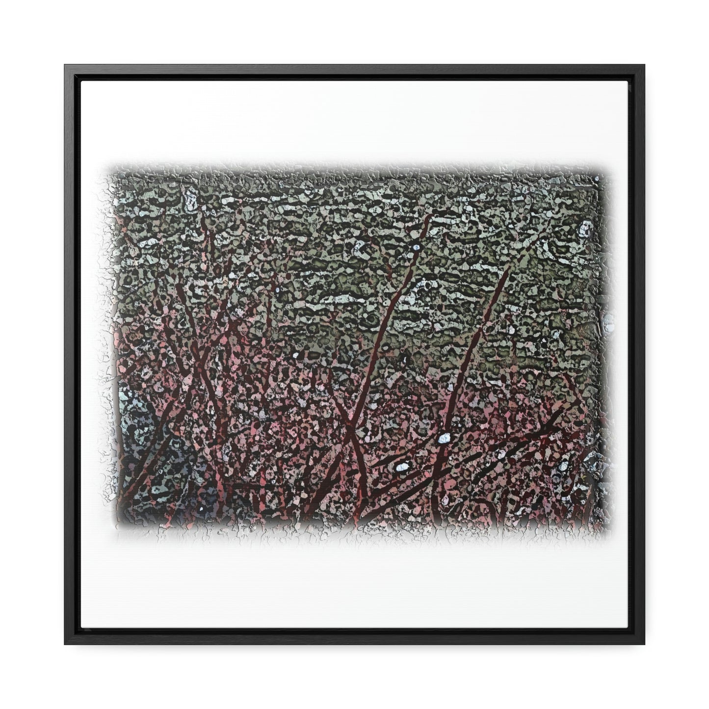 Gallery Canvas Wraps, Square Frame ... "A River Runs Through It" ... Red-Osier-Dogwood (Cornus Stonlifera 'Rubra') .. Original Works ... Central Idaho ...
