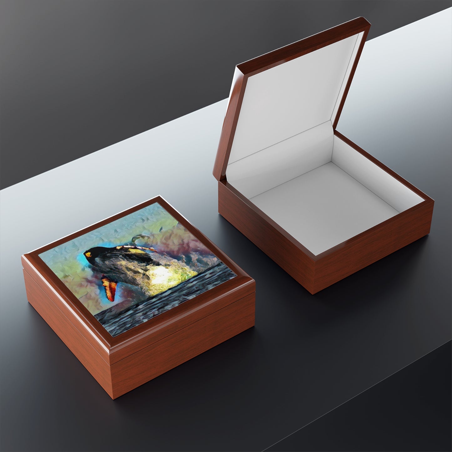 Jewelry Box ... An Extraordinary Humpback Breach ... 'With Explosive Energy' ... Family Archives (KPH) ... Circa: 21st Century. Maui, HI ... Original Works ...