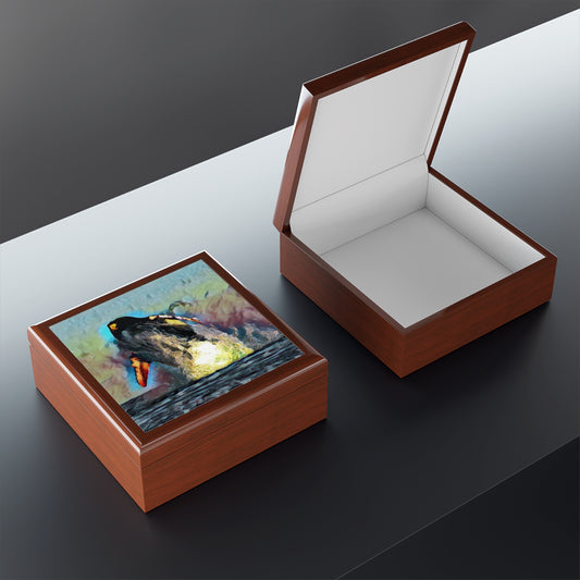 Jewelry Box ... An Extraordinary Humpback Breach ... 'With Explosive Energy' ... Family Archives (KPH) ... Circa: 21st Century. Maui, HI ... Original Works ...