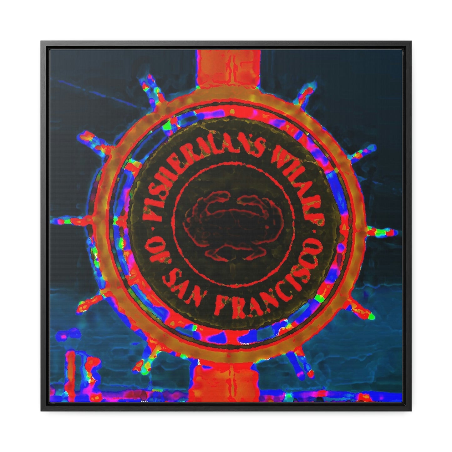 Gallery Canvas Wraps, Square Frame ... "No.9 Fishermen's Grotto - Fishermen's Wharf, SF, California" ... Family Archives: 1970's ... Original Works ...