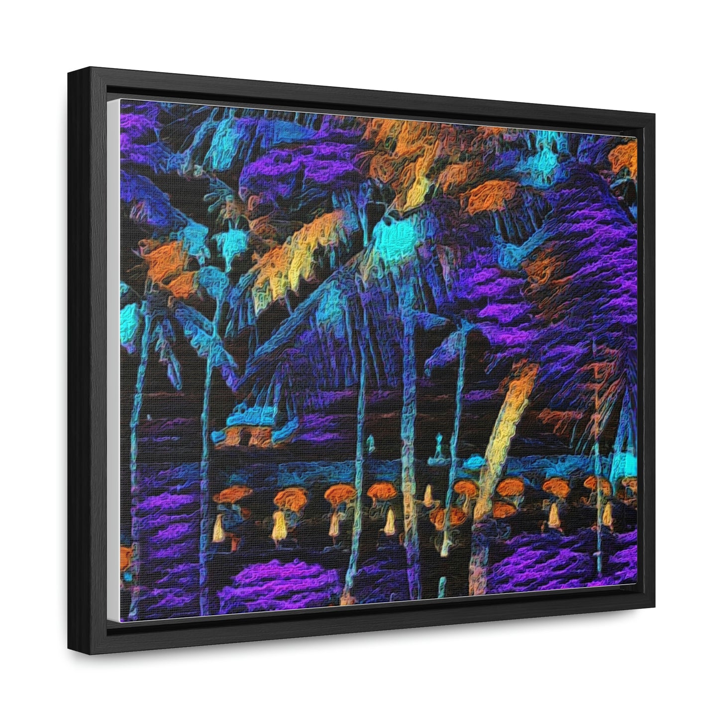 Gallery Canvas Wraps, Horizontal Frame ... "The Royal Hawai'ian: Waikiki Beach_Beach" ... Honolulu, HI ... Ocotber 2014 (Halloween) ... Original Works ...