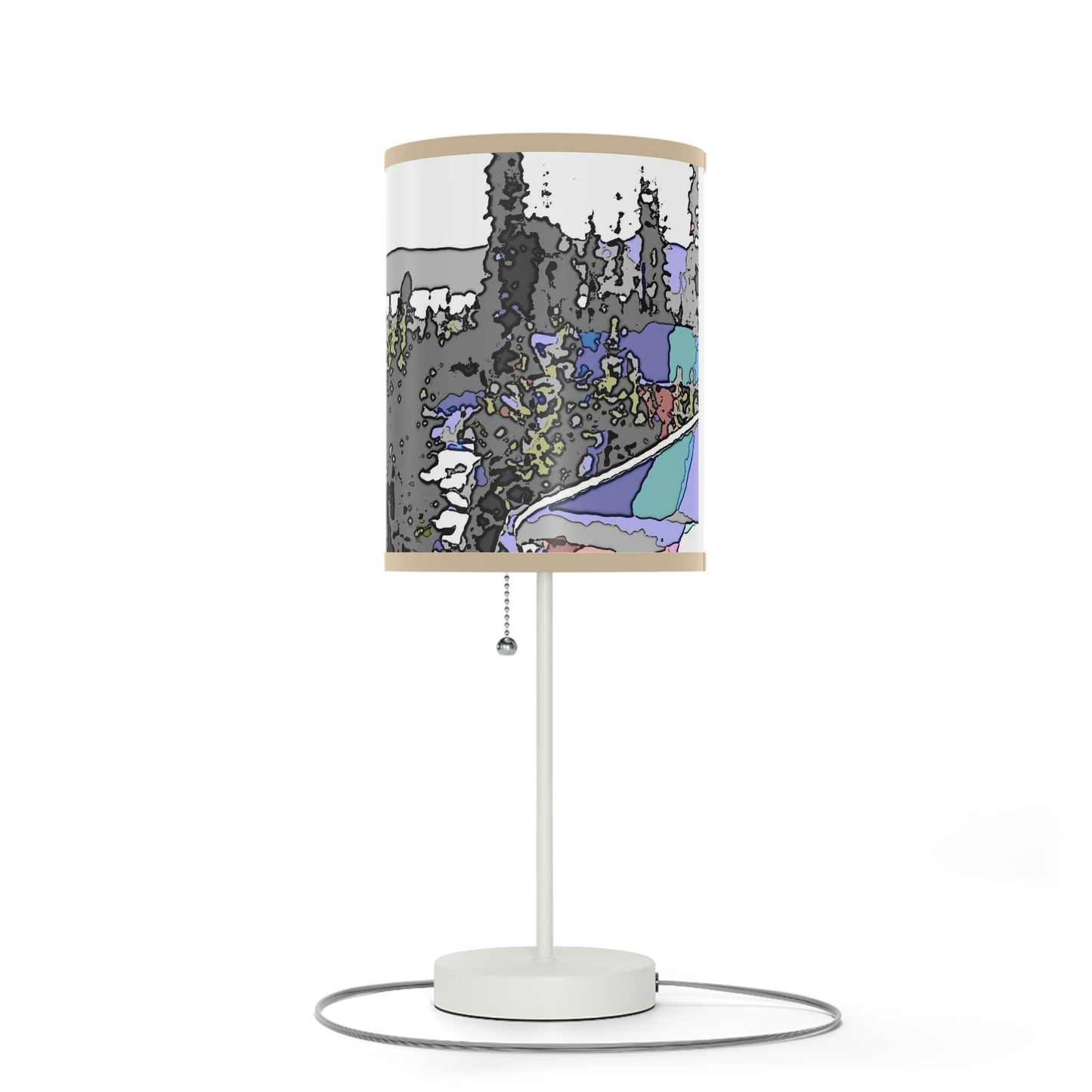 Lamp on a Stand, US|CA plug "A Very Remote Mountain Neighborhood" ... Only Cabins In This Environment ... Cenrtal Idaho ...