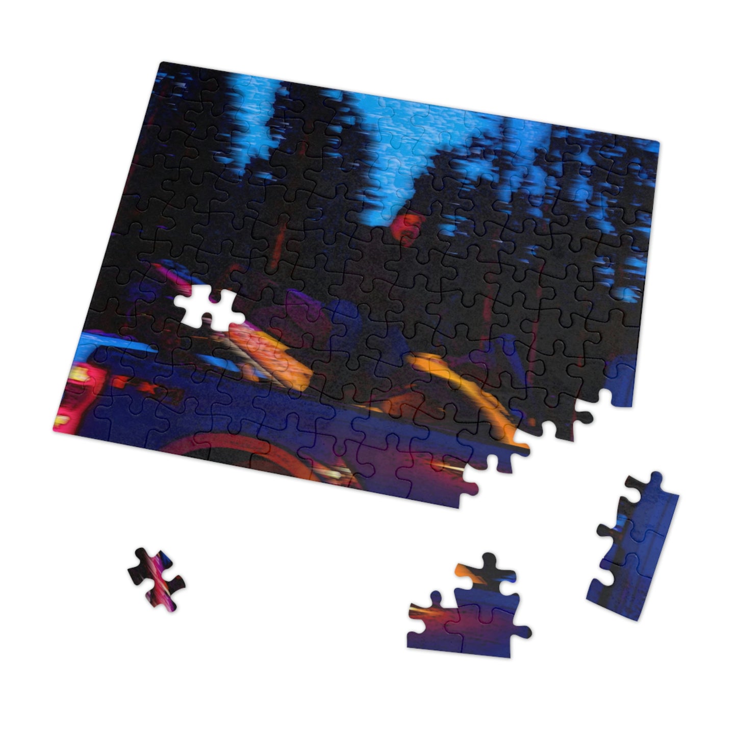 Jigsaw Puzzle (30, 110, 252, 500,1000-Piece) ... Two Modes Of Winter Transportation ... "Which One To Drive Next?" ... Choices-Choices-Choices ... Circa 4Jan23 ... Original Works ...