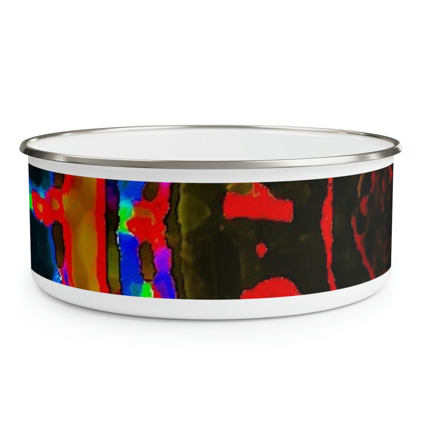 Enamel Bowl ... "No.9 Fishermen's Grotto - Fishermen's Wharf, SF, California" ... Family Archives: 1970's ... Original Works ...