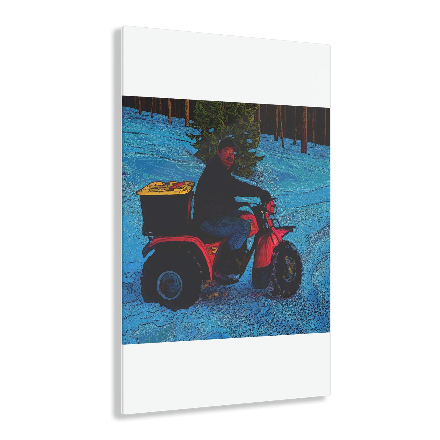 Acrylic Prints ... There's 2-Wheelin ... There's 4-Wheelin ... 'And-Of-Course' ... "There's 3-Wheelin-In-The-Snow" ...  Original Works ...