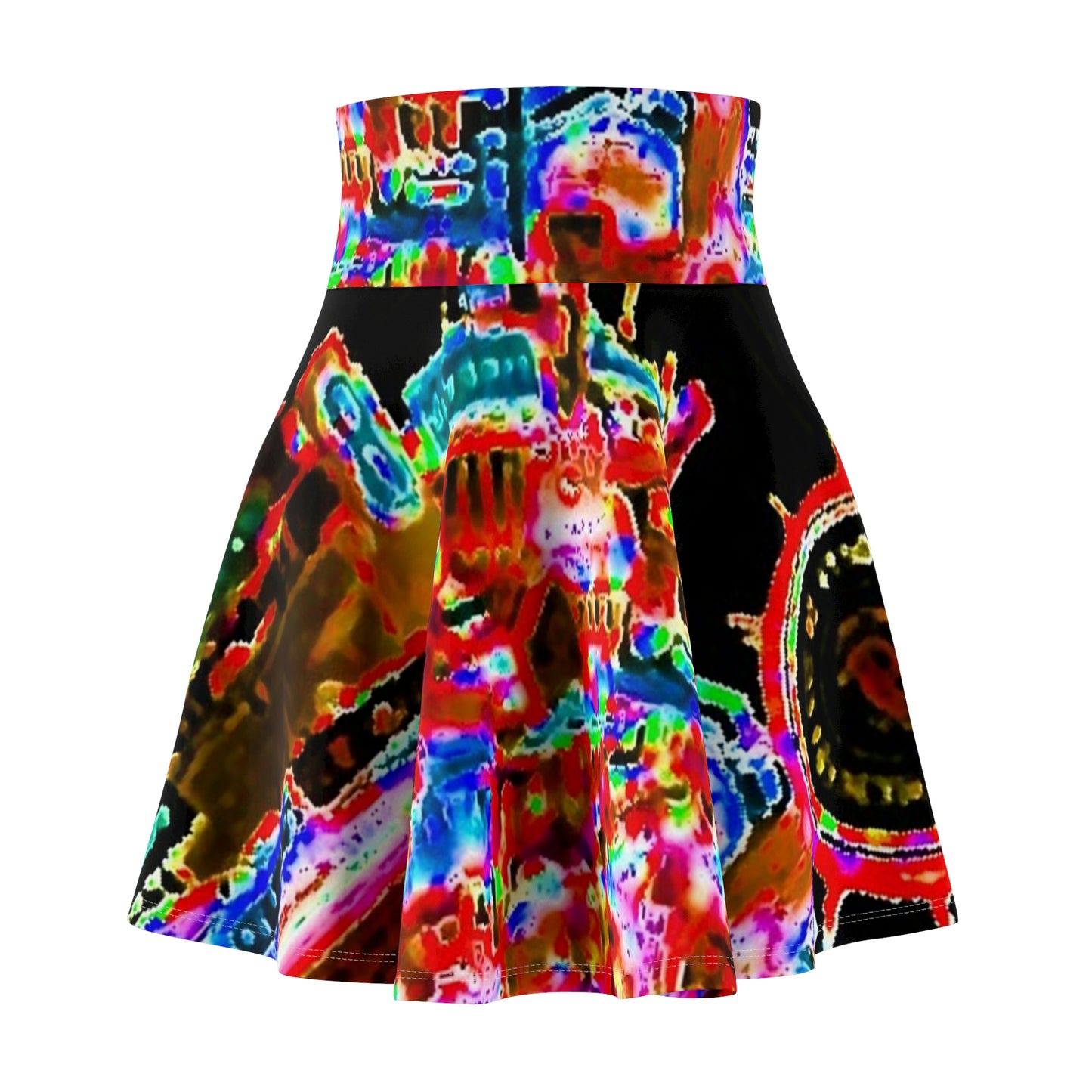 Women's Skater Skirt ... "No.9 Fishermen's Grotto - Fishermen's Wharf, SF, California" ... Family Archives: 1970's ... Original Works ...