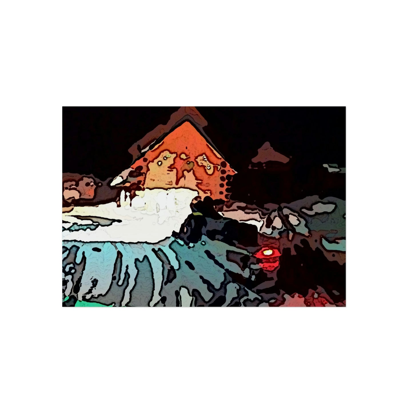 Aluminum Composite Panels ... "Winter Early-Morning Packing & Plowing With Snowmobile" ... Central Idaho, USA ... November 2022 ... Original Works