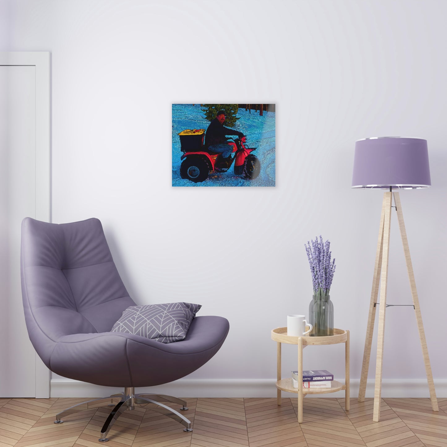 Acrylic Prints ... There's 2-Wheelin ... There's 4-Wheelin ... 'And-Of-Course' ... "There's 3-Wheelin-In-The-Snow" ...  Original Works ...