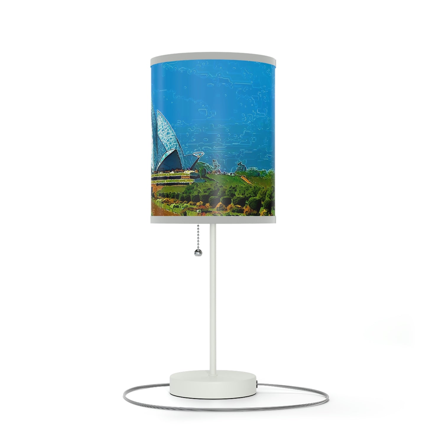 Lamp on a Stand, US|CA plug ... 'Bahai'i House-Of-Worship' ... "Lotus Temple: Delhi, India, 2008" ... Original Works ...