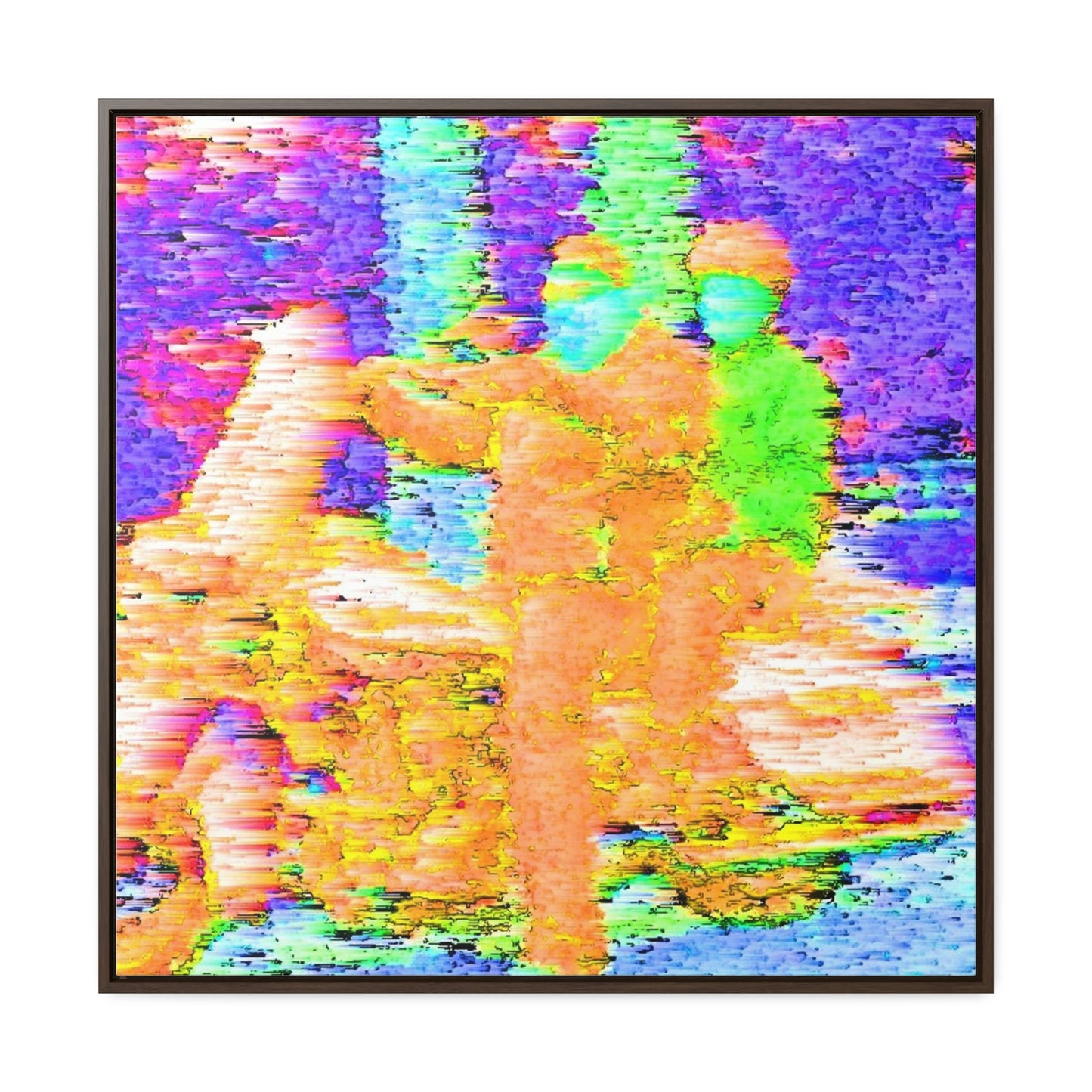 Gallery Canvas Wraps, Square Frame ...  "And 'I' Left His Dead A_s There By The Side-of-The-Road" ... Original Works ... (Grateful Dead: Me-And-My-Uncle)