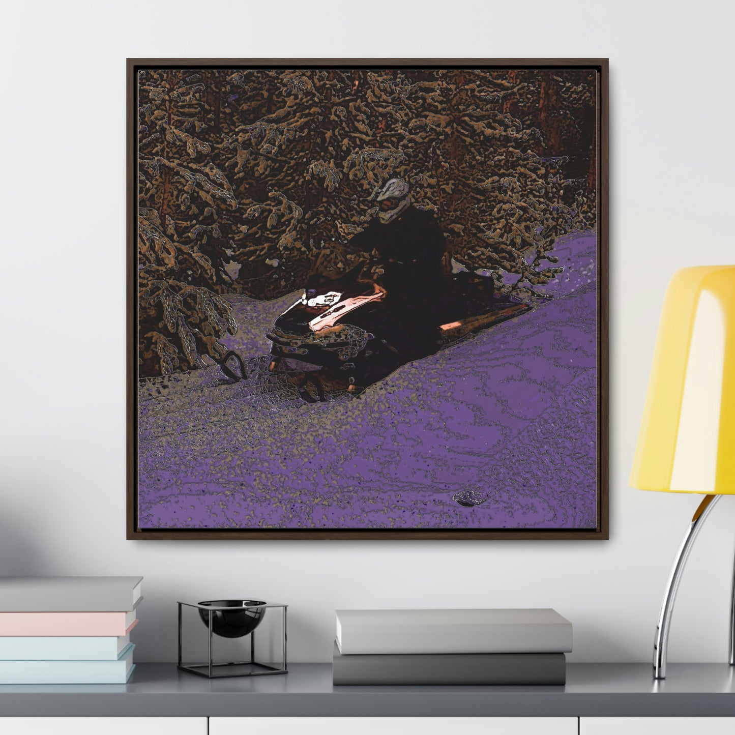 Gallery Canvas Wraps, Square Frame ... Yep ... "Another Day ... Riding Through The Wilderness ... " ... February 2023 ... Original Works ...