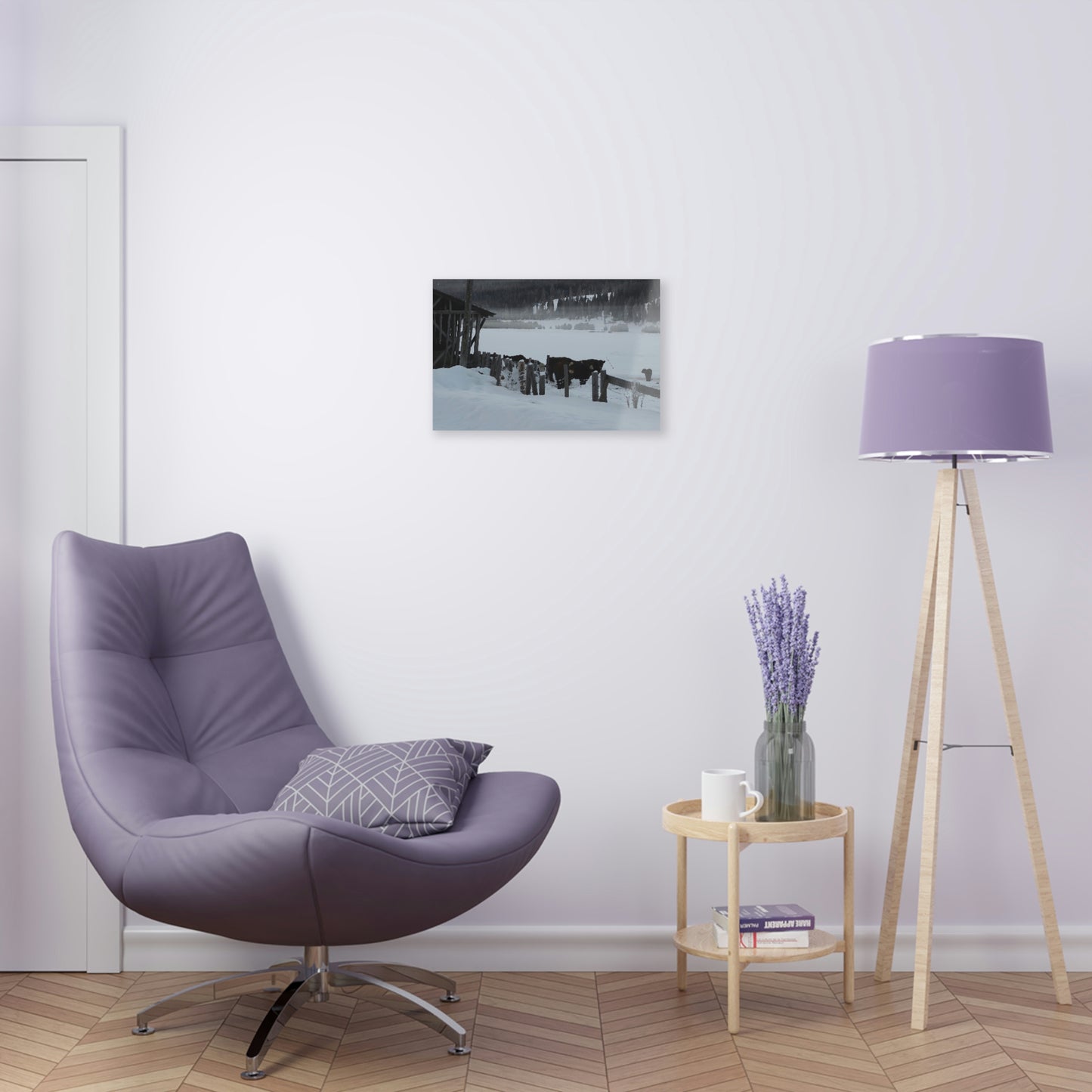 Acrylic Prints ... A Quiet Morning ... "Along The Red River & Nature Preserve Plateau" ... Jan23 ... Original Works ...