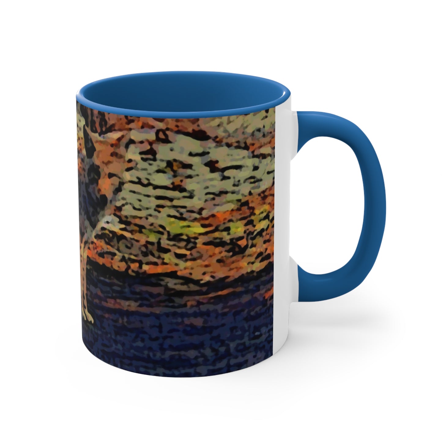 Accent Coffee Mug, 11oz ... Coyote ... "Yosemite Valley: Circa May23 ... KPH Base Photo" ... Original Works ...