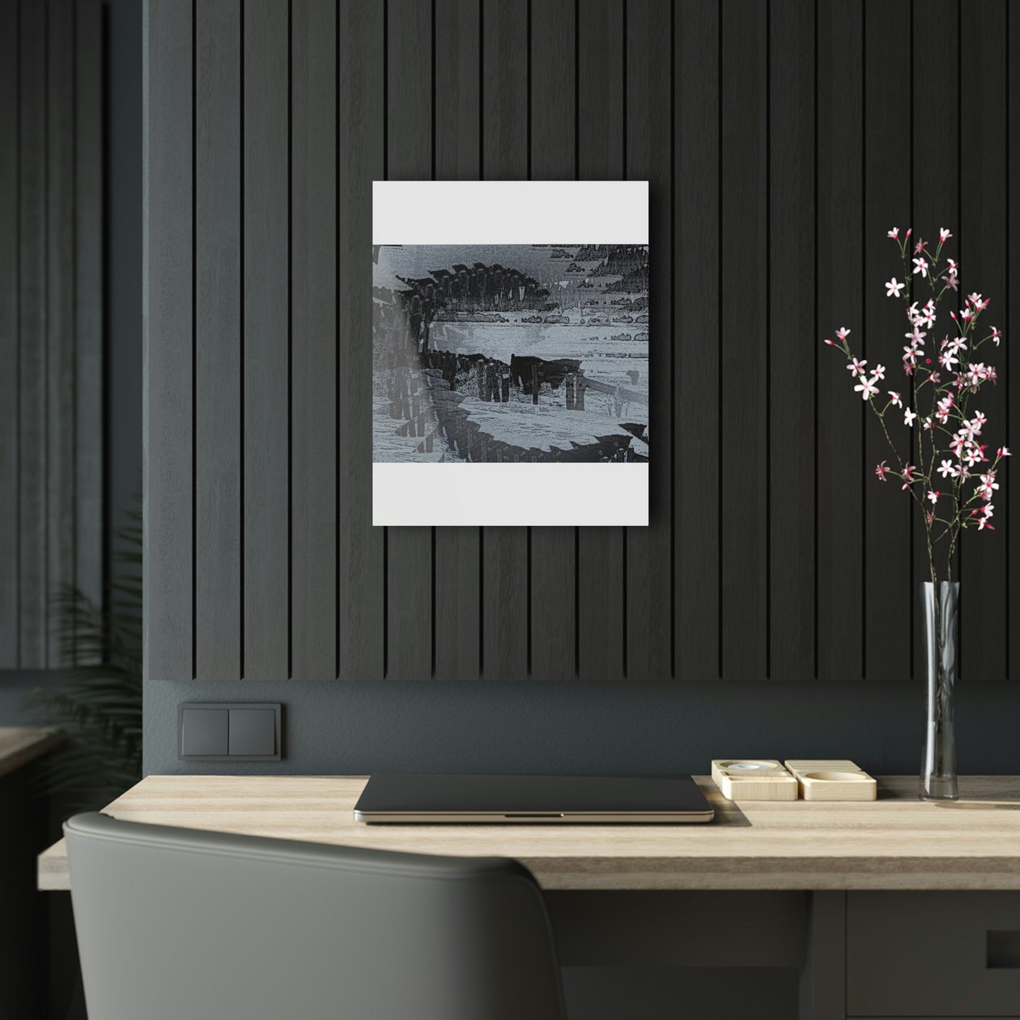 Acrylic Prints ... A Quiet Morning ... "Along The Red River & Nature Preserve Plateau" ... Jan23 ... Original Works ...