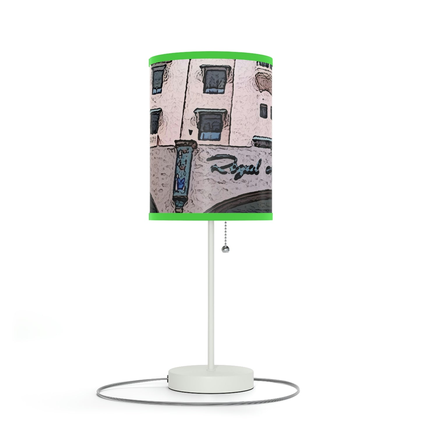 Lamp on a Stand, US|CA plug ...  "La Grande Entree" At: 'The Pink Palace' ... The Royal Hawai'ian ... Honolulu, HI ... '27Oct2014' ... Original Works ...